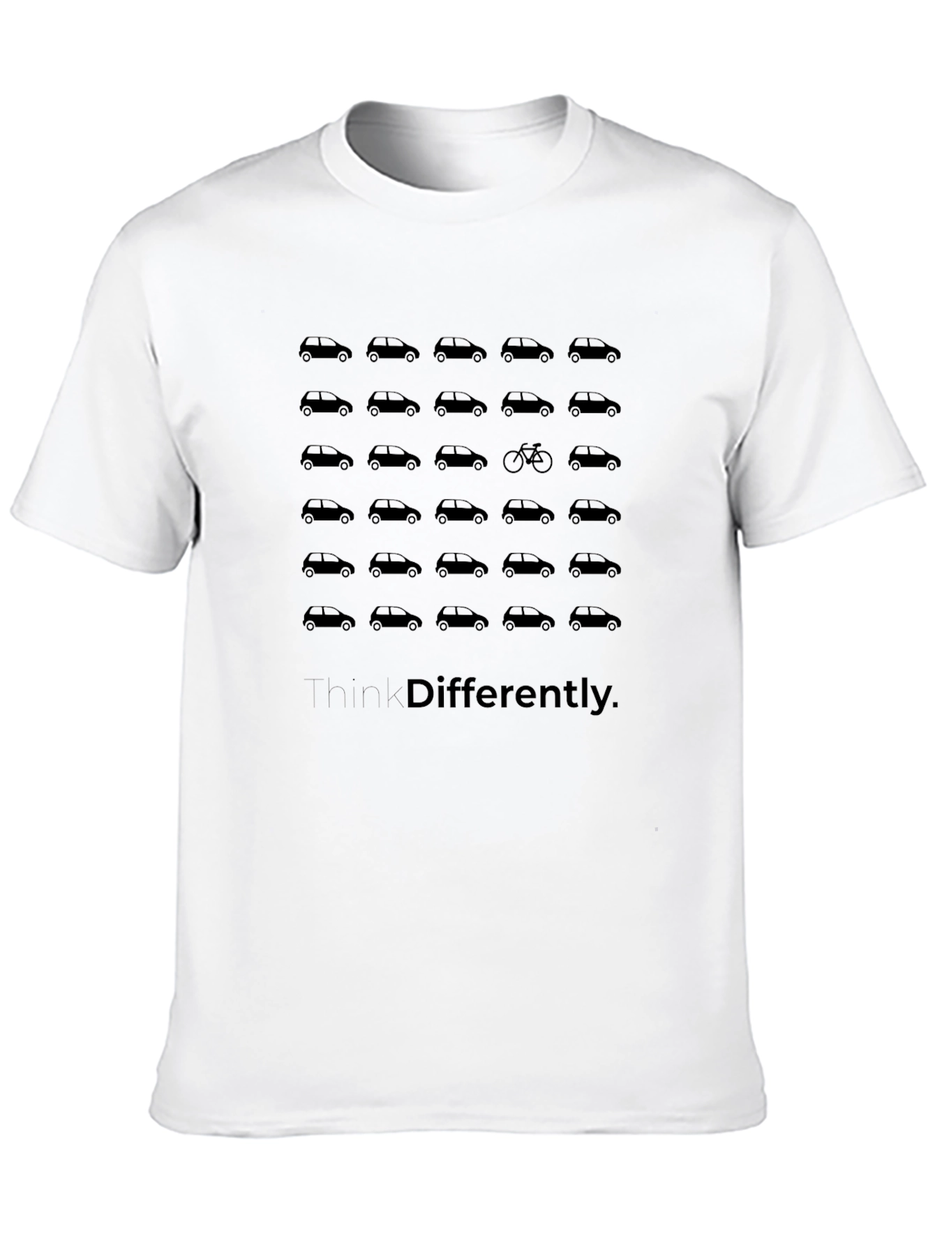 Black Think Differently Graphic T-Shirt view 10