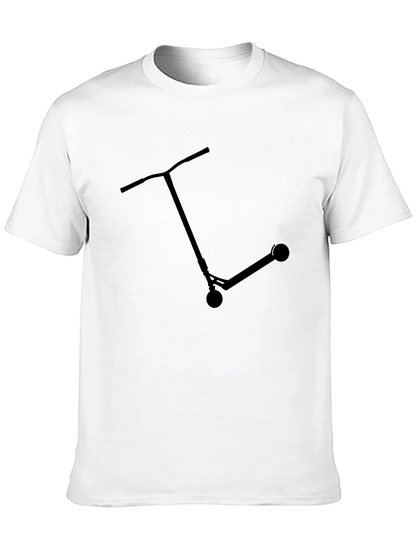 Black Scooter Graphic Tee - Black view 10