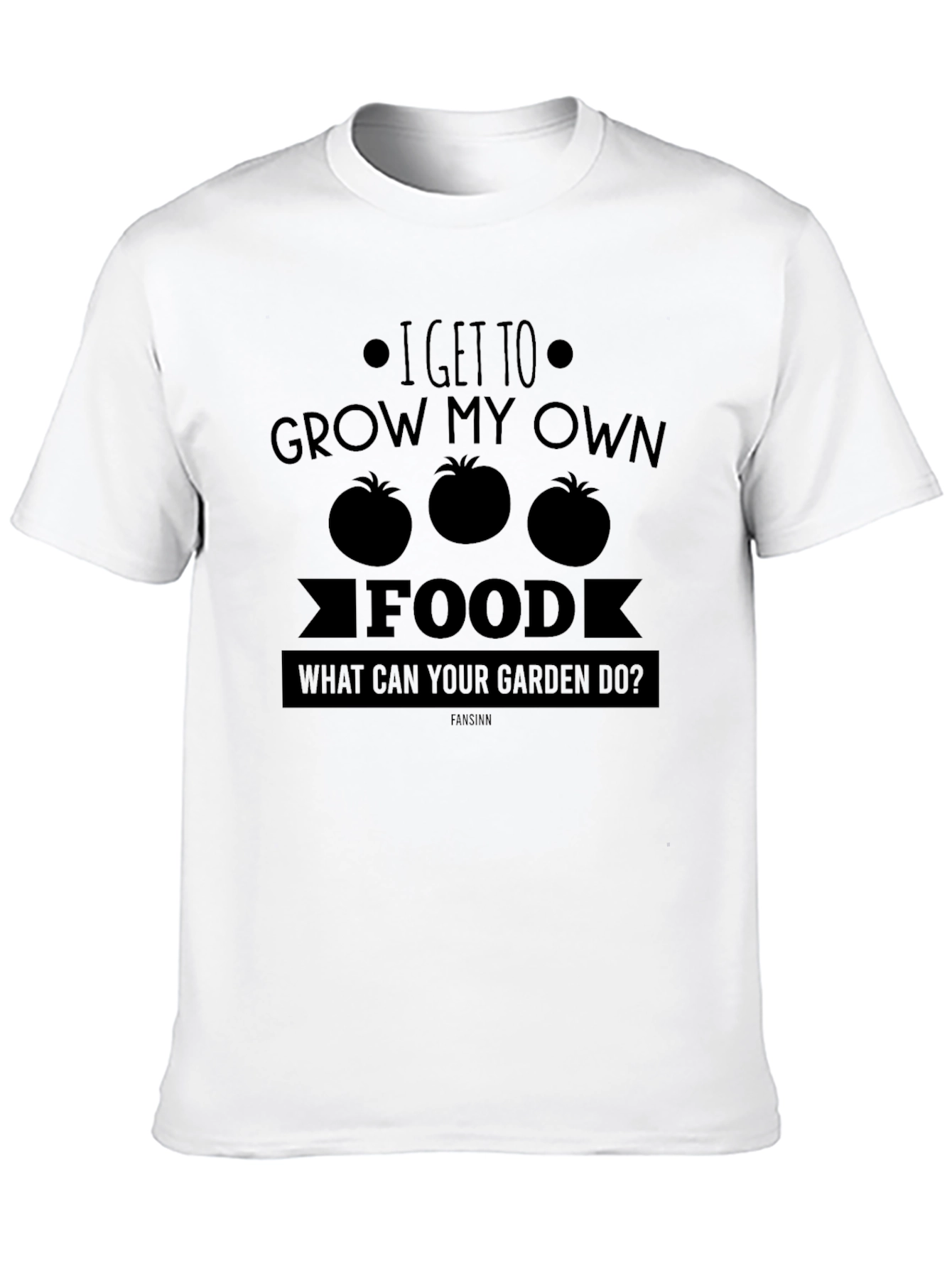 Black Grow Your Own Food Graphic Tee view 10
