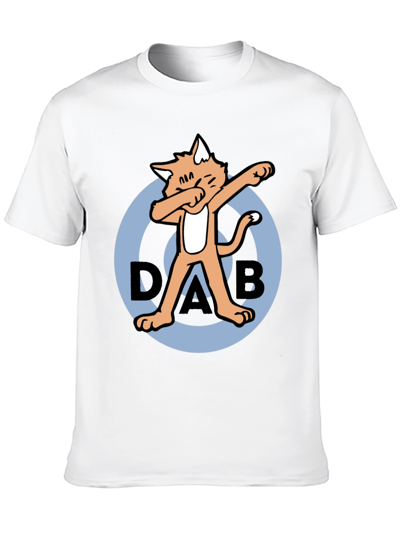 Black Dabbing Cat T-Shirt - Cool & Unique view 10