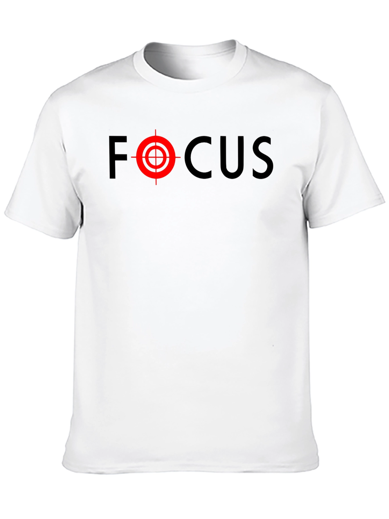 Black Focus T-Shirt - Black with Target Design view 10