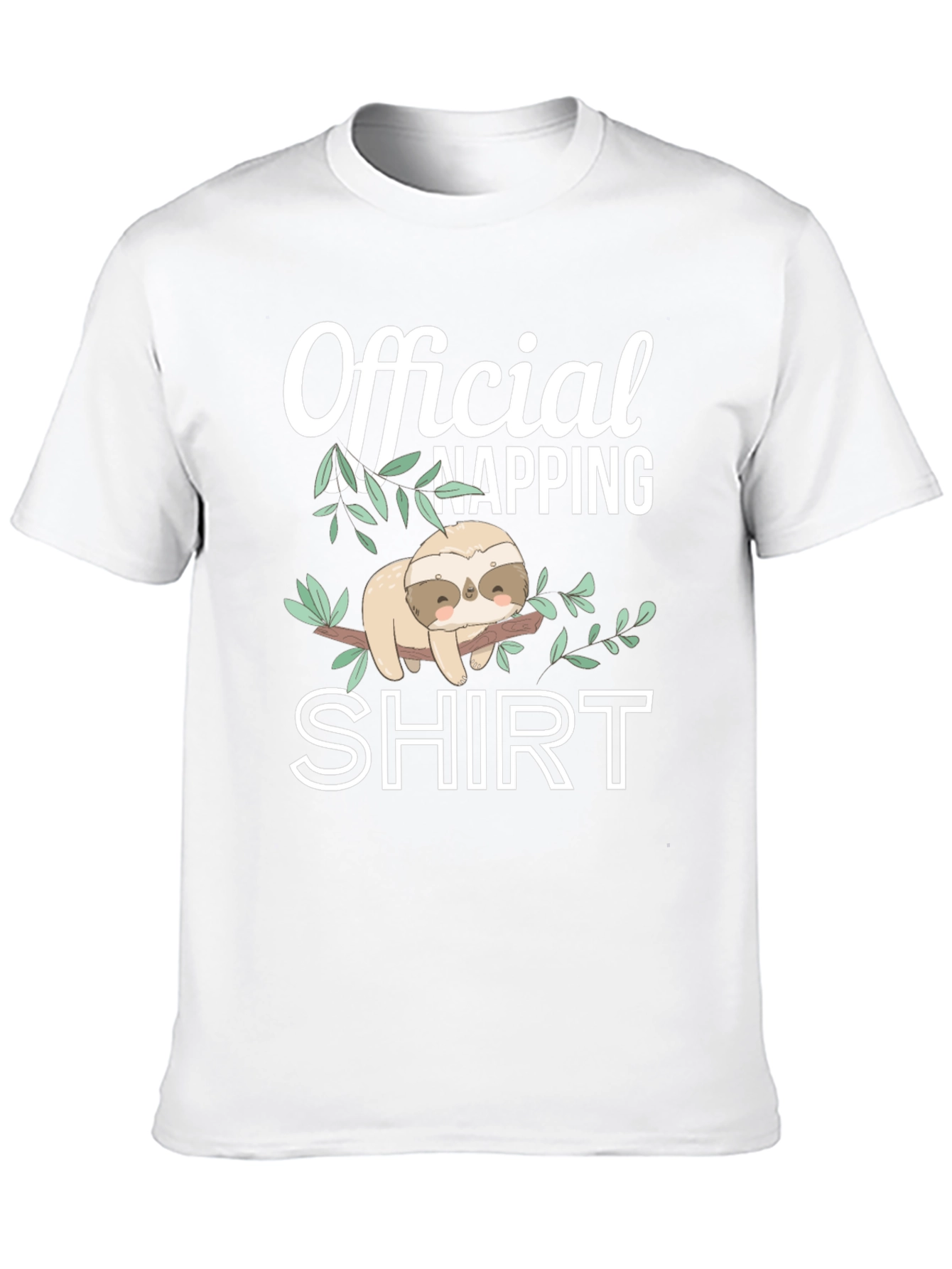 Black Official Napping Shirt - Sloth Tee view 10