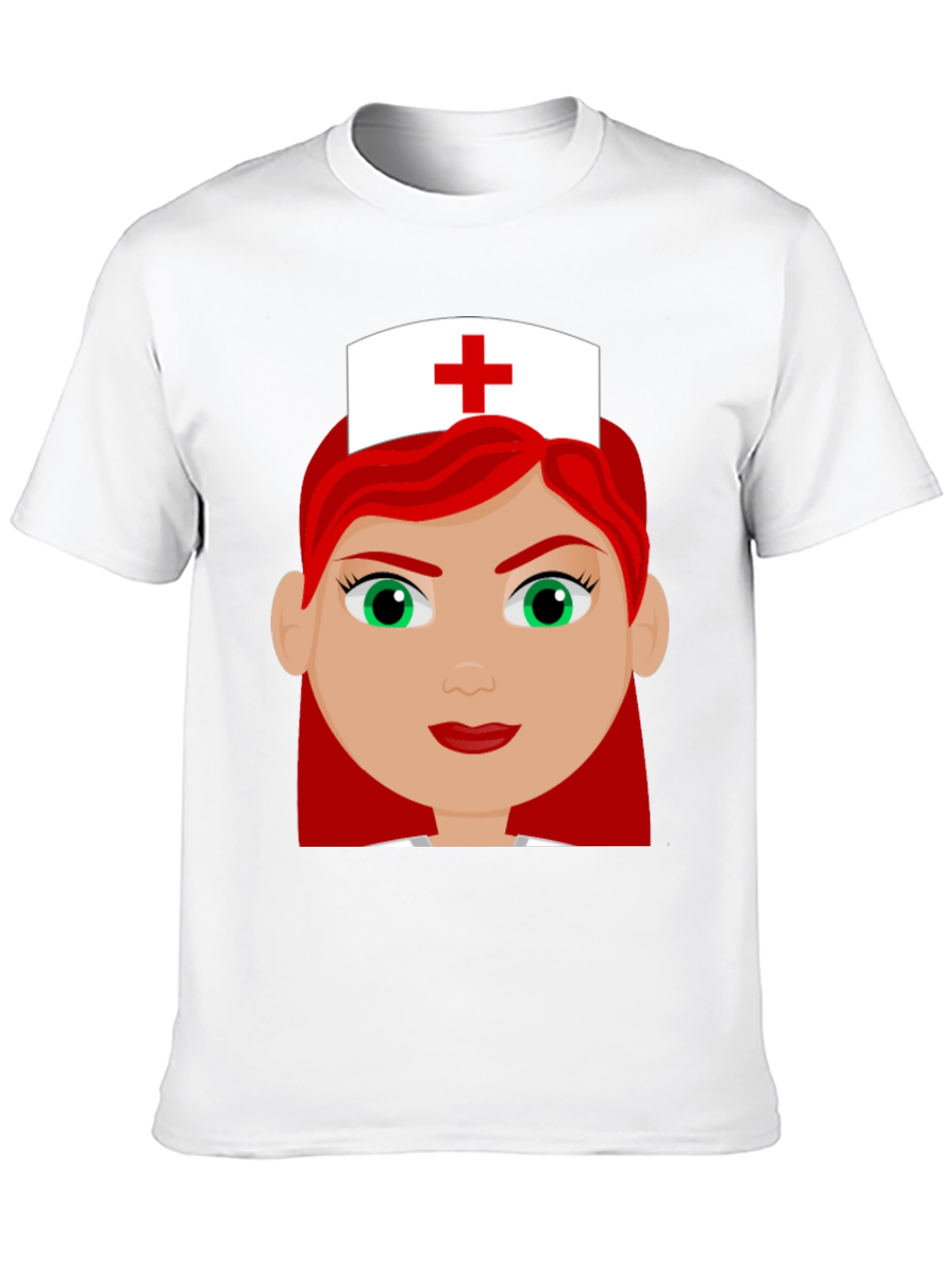 Black Nurse Cartoon Graphic T-Shirt view 10