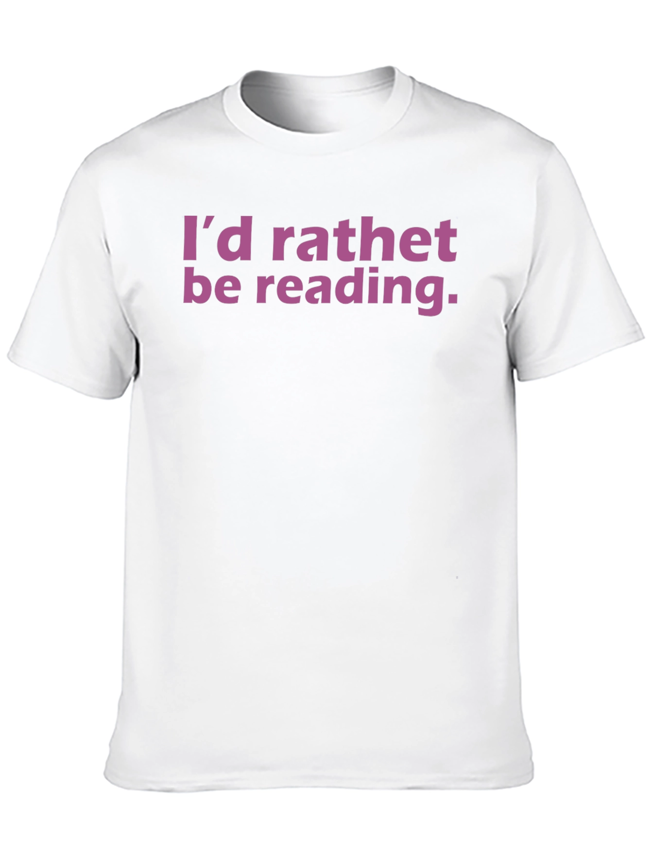 Black I'd Rather Be Reading Graphic Tee view 10