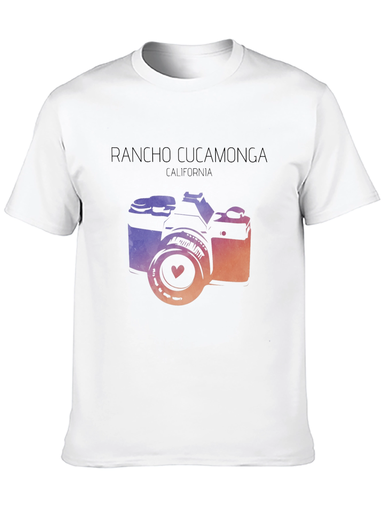 Black Rancho Cucamonga Camera Graphic Tee view 10