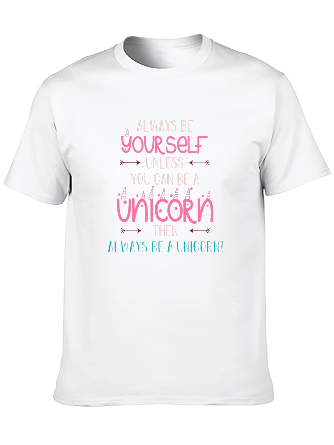 Black Always Be Yourself Unless Unicorn T-Shirt view 10