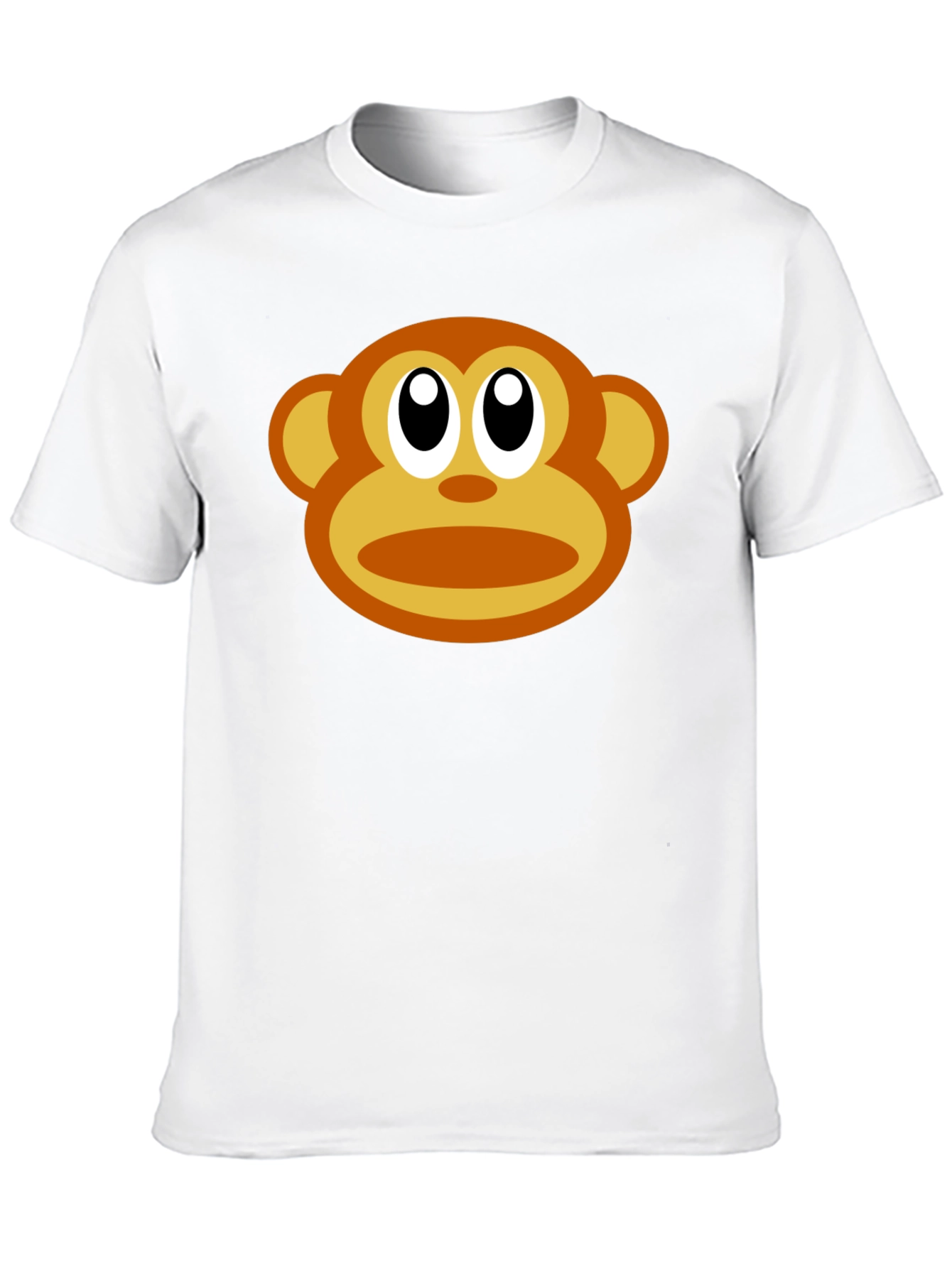 Black Monkey Face Graphic Tee - Fun Casual Black Shirt view 10