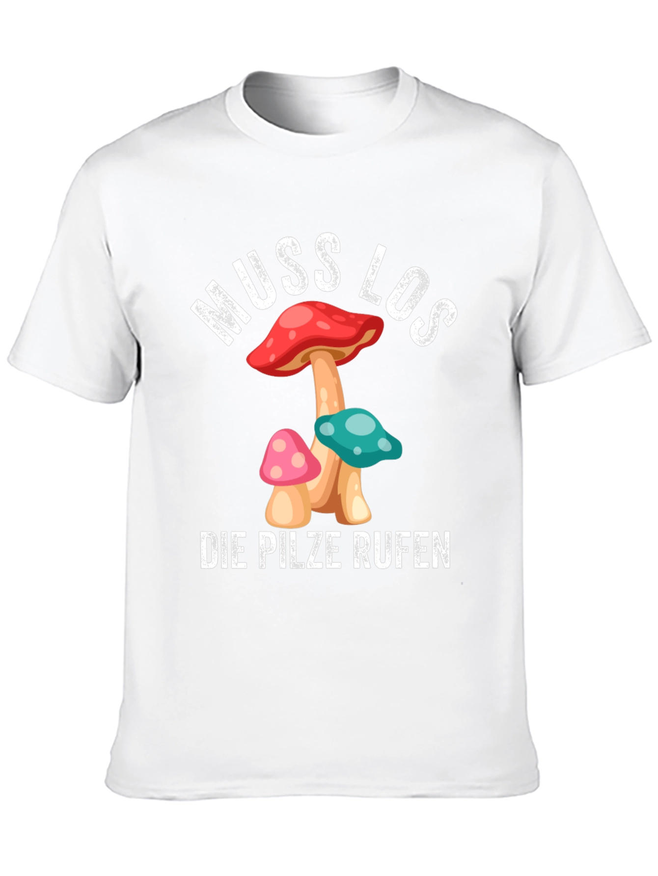 Black Muss Los Die Pilze Rufen Mushroom T-Shirt view 10