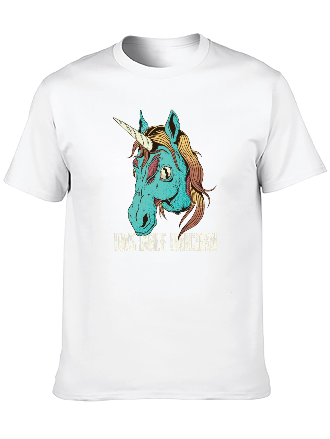 Black Unstable Unicorn Graphic Tee view 10
