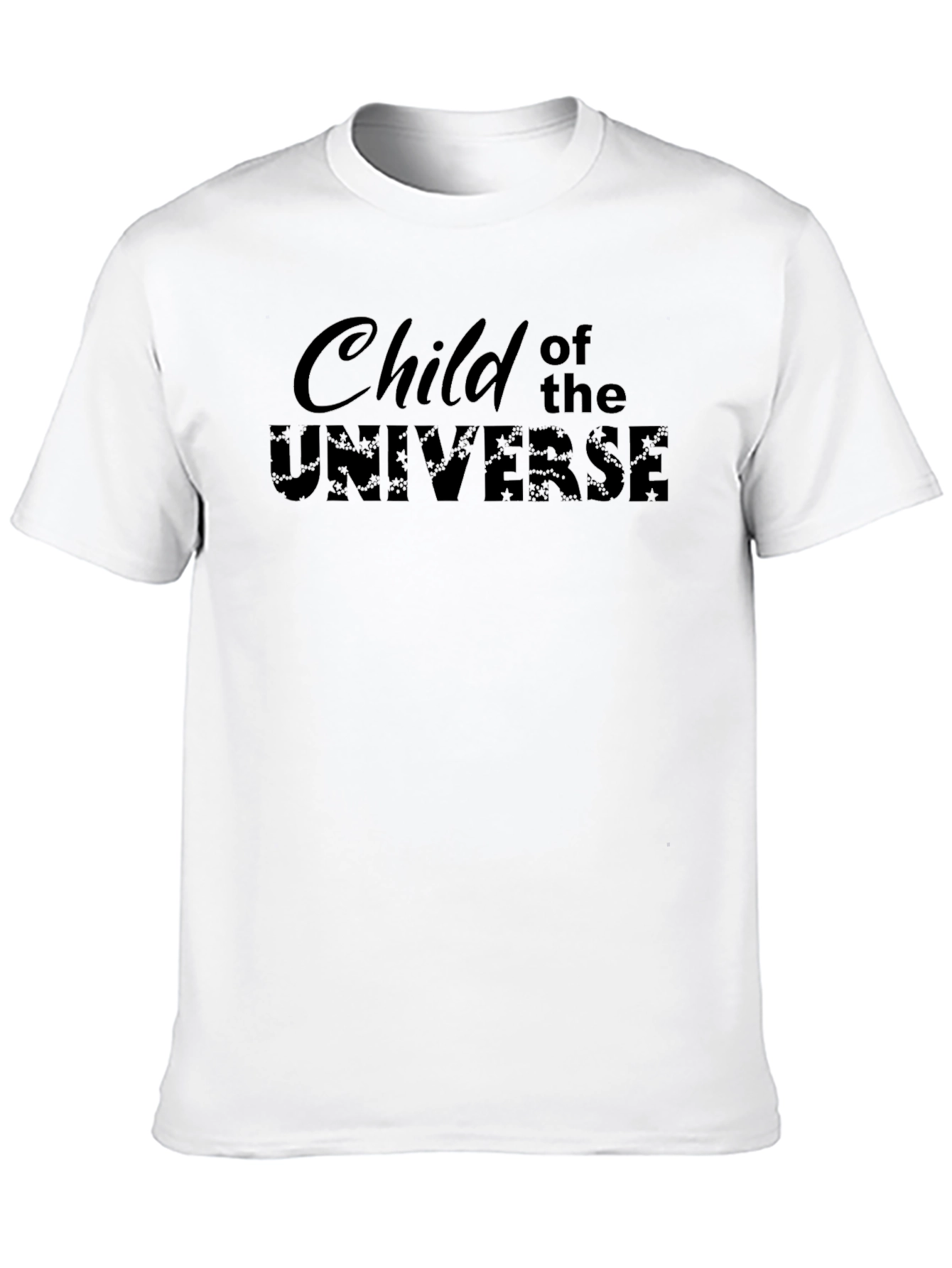 Black Child of the Universe Black Graphic Tee view 10