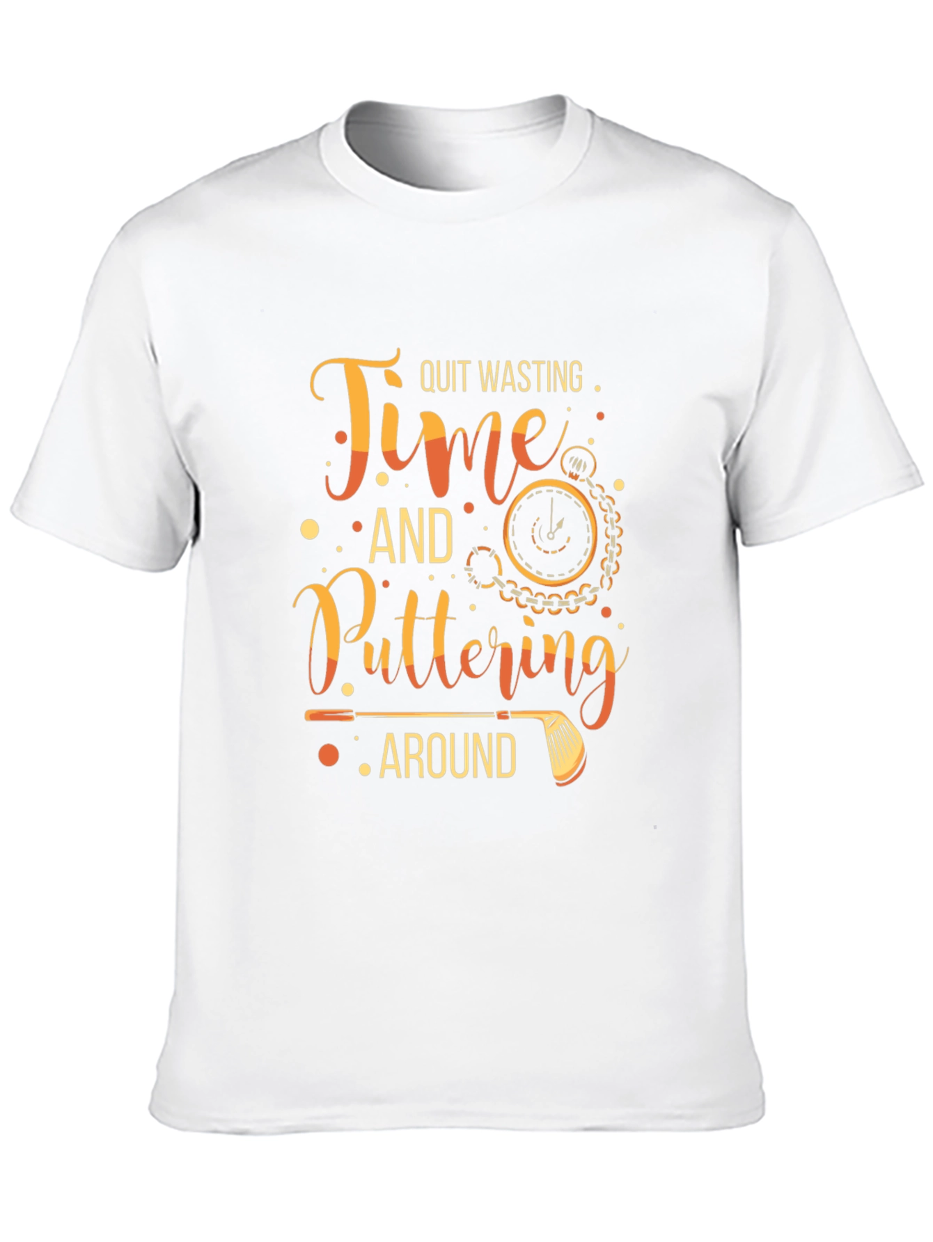 Quit Wasting Time Golf T-Shirt - 10
