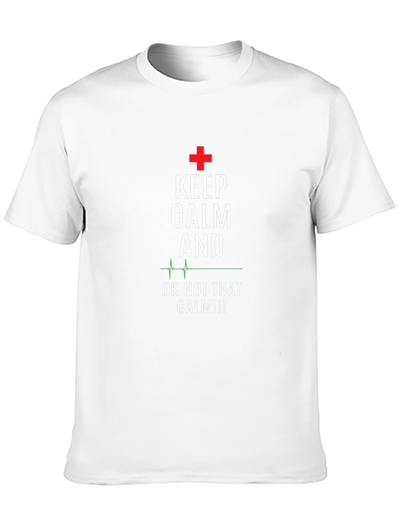 Black Keep Calm Funny Medical T-Shirt view 10
