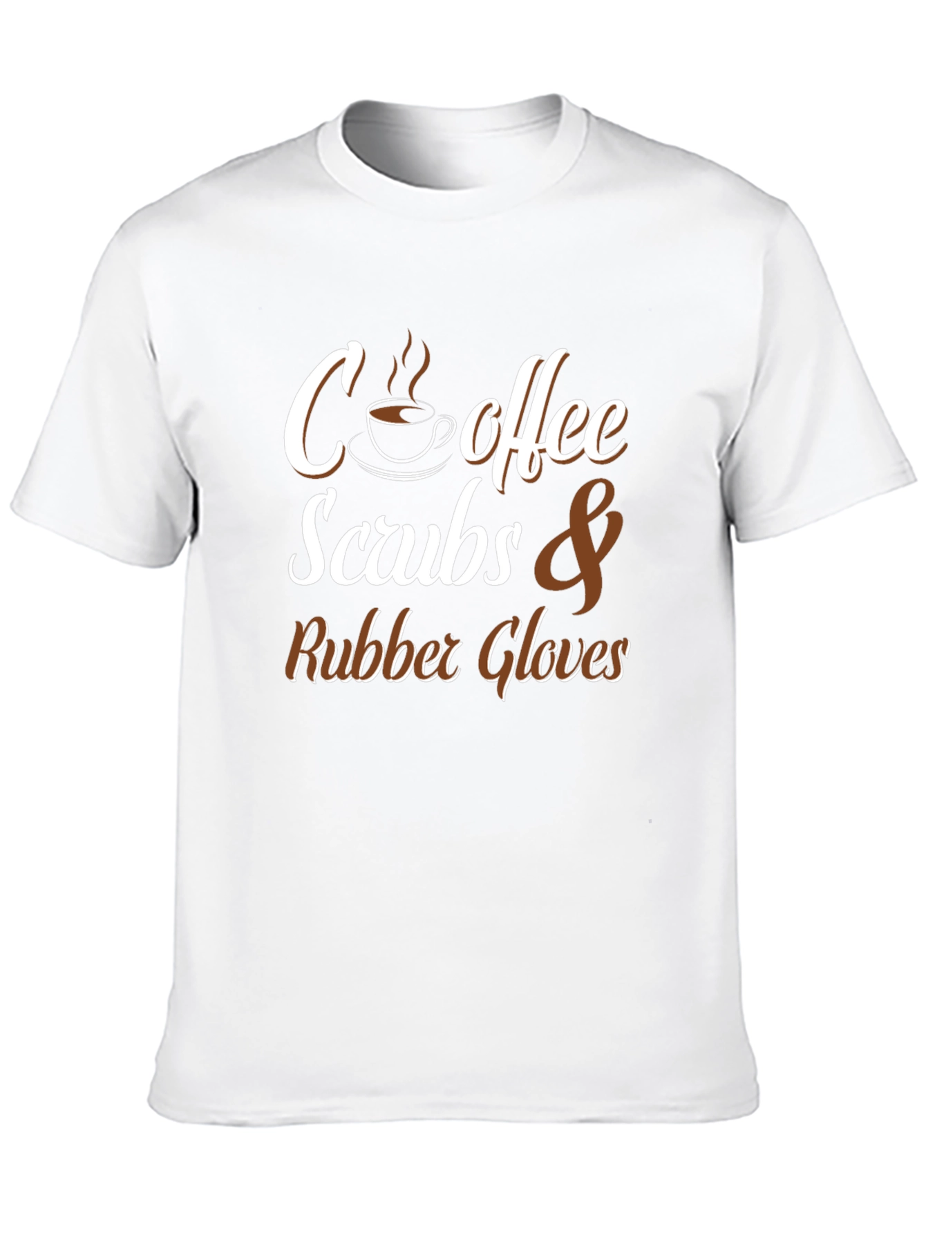 Black Coffee Scrubs & Rubber Gloves Graphic T-Shirt view 10