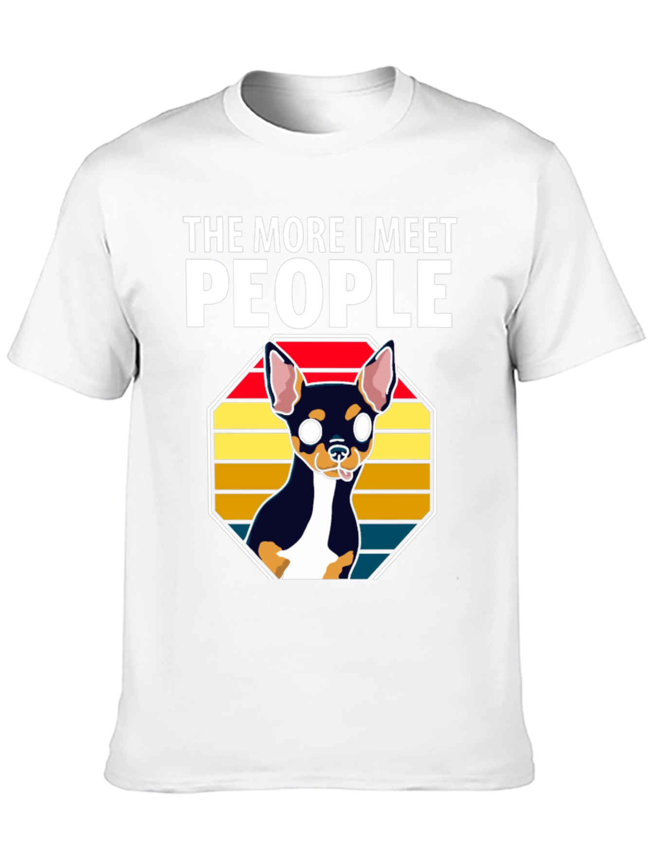 Black Dog Lover Tee - More I Meet People view 10