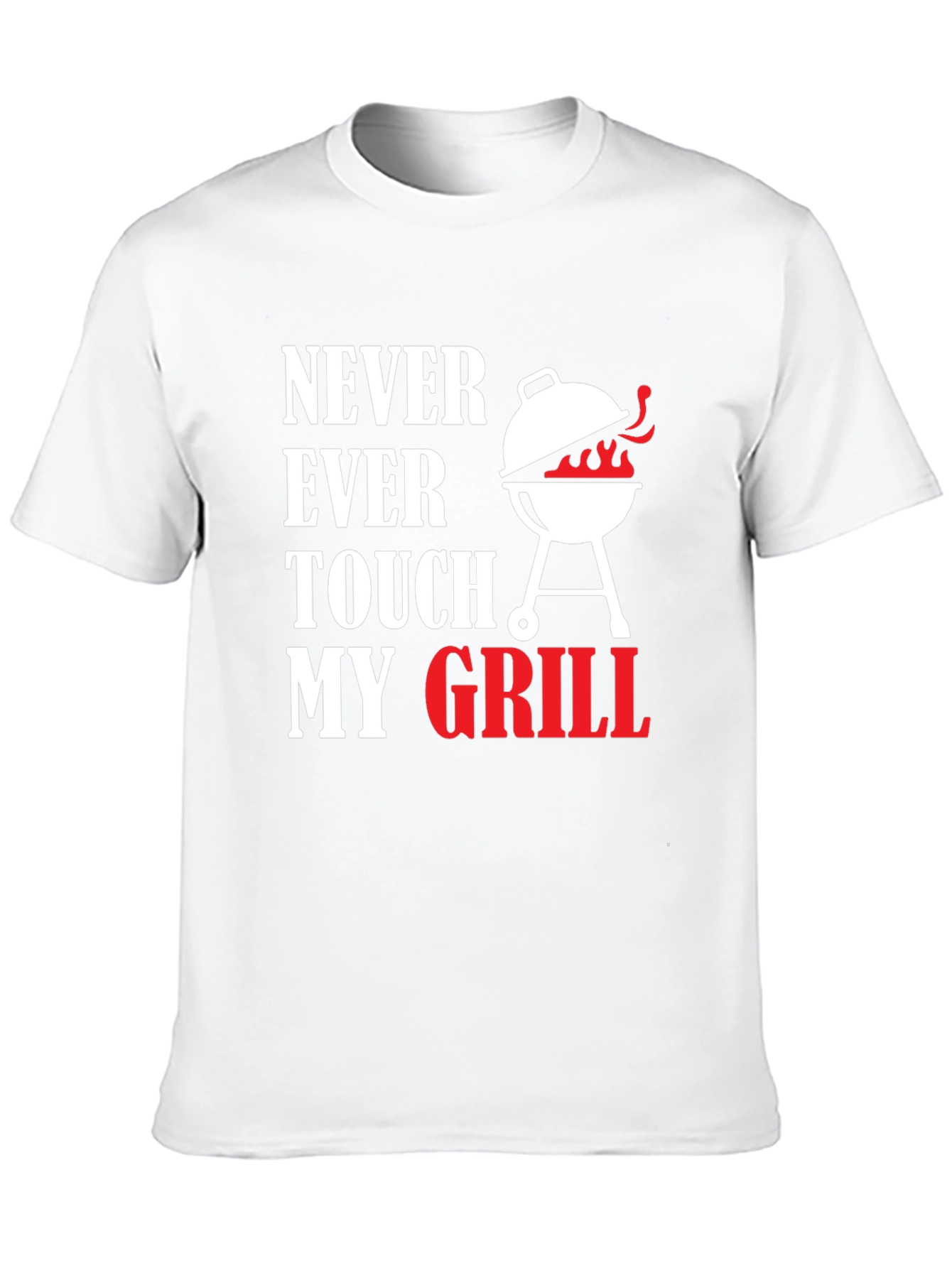 Black Never Ever Touch My Grill T-Shirt view 10