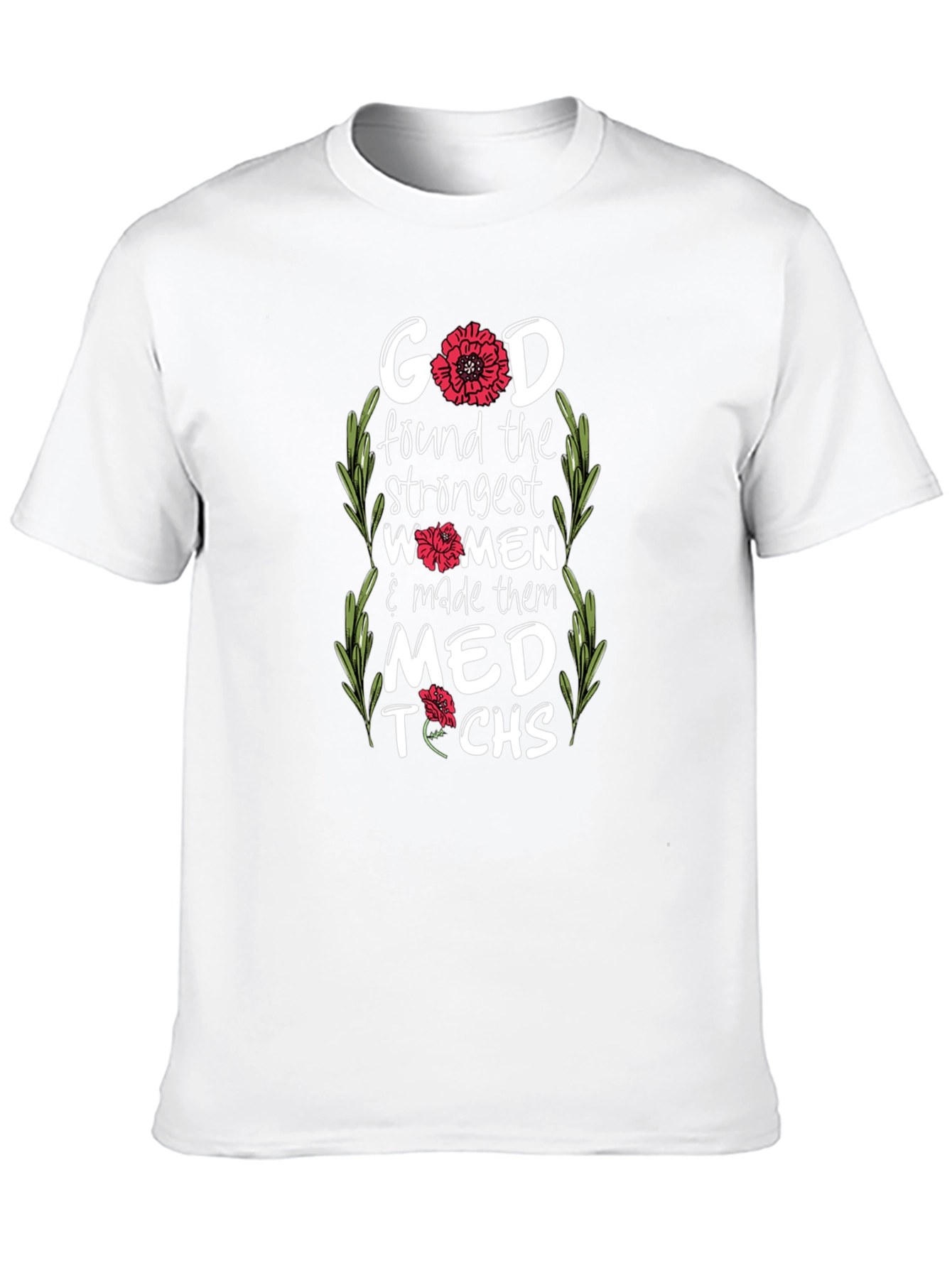 Black Strong Women Med Techs T-Shirt view 10