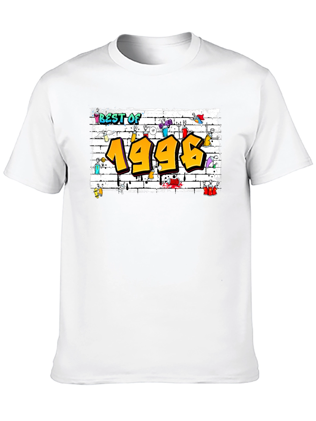 Black Best of 1996 Graphic T-Shirt view 10