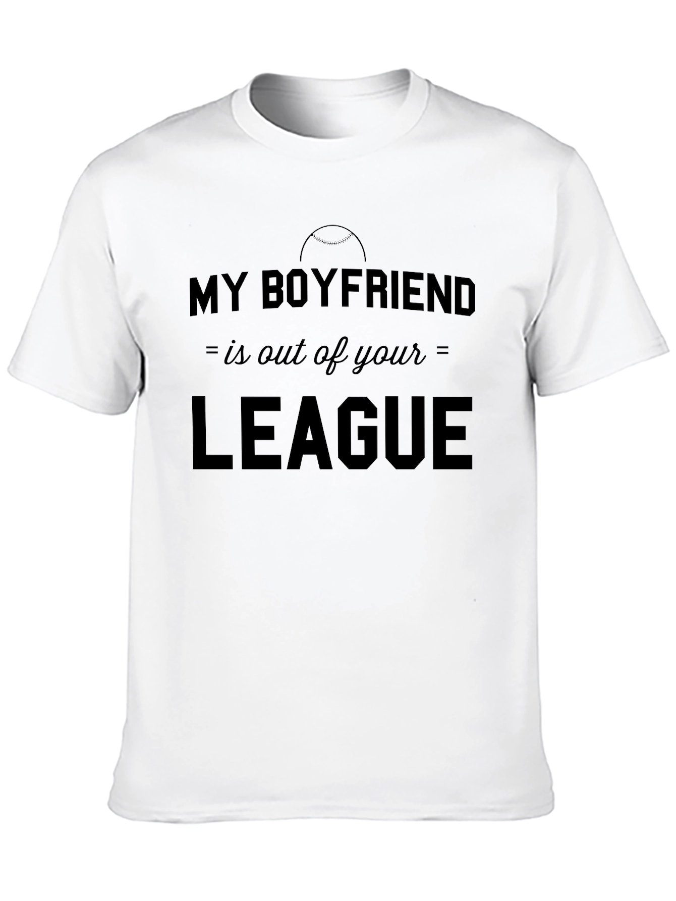 Black My Boyfriend Is Out Of Your League Graphic Tee view 10