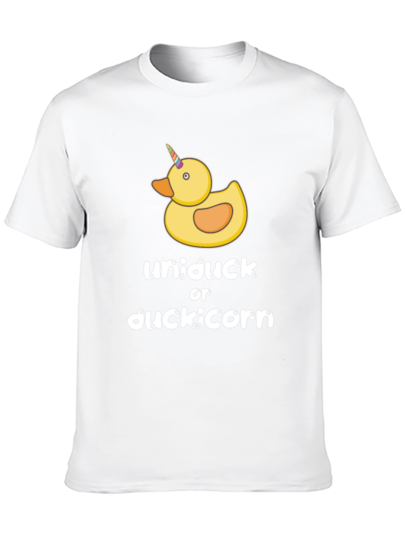 Black Uniduck or Duckicorn T-Shirt - Novelty Tee view 10