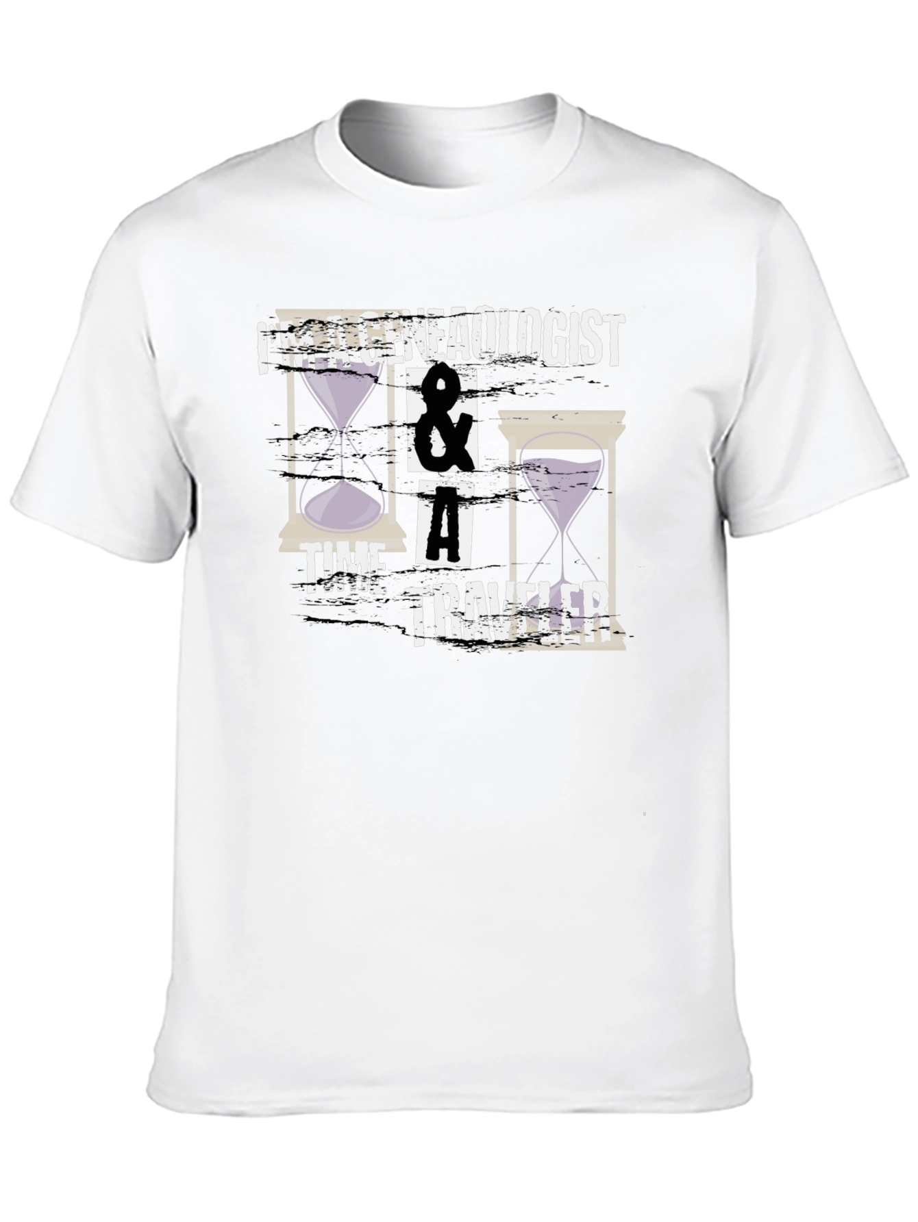 Black Genealogist & Time Traveler Black T-Shirt view 10