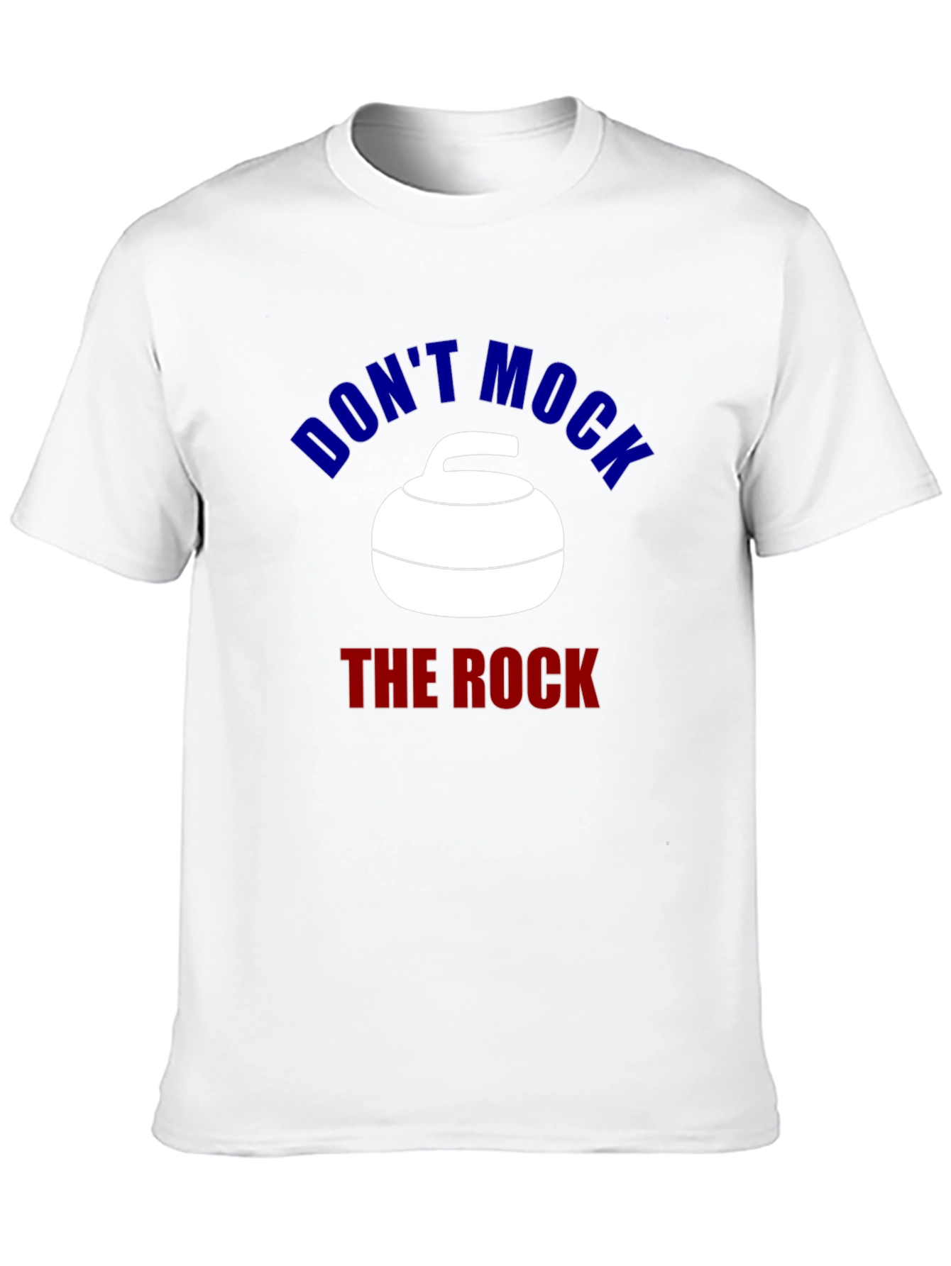 Black Don't Mock The Rock Curling T-Shirt view 10