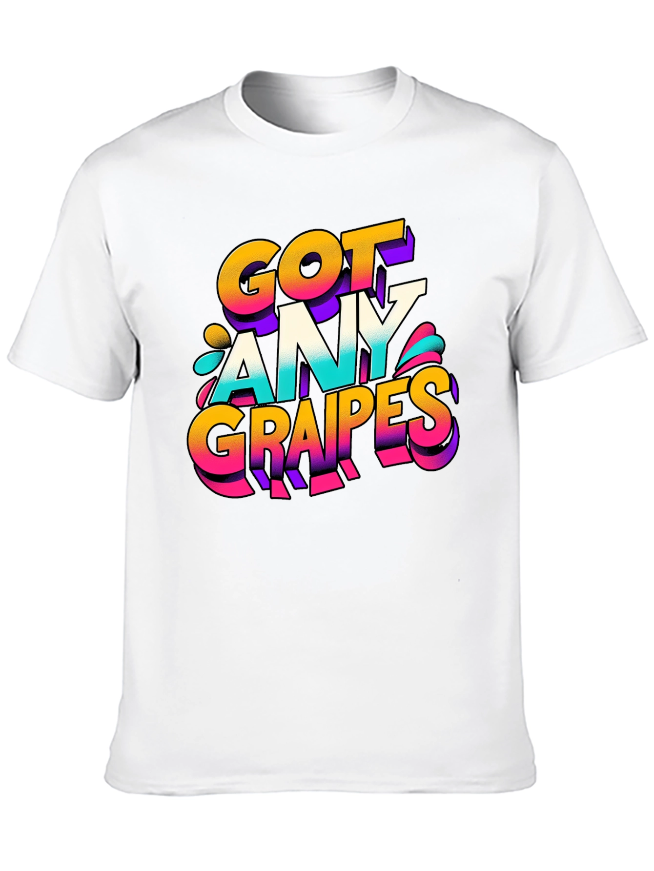 Black Got Any Grapes Graphic T-Shirt view 10