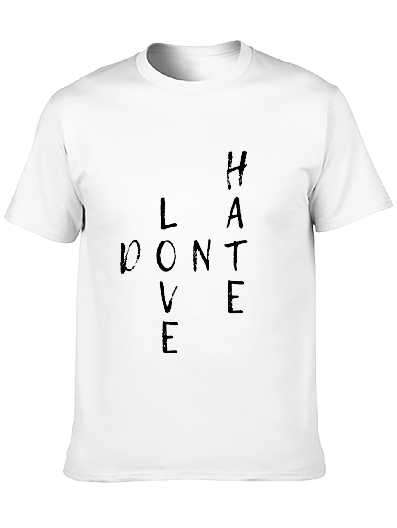 Black Love Don't Hate Graphic T-Shirt view 10