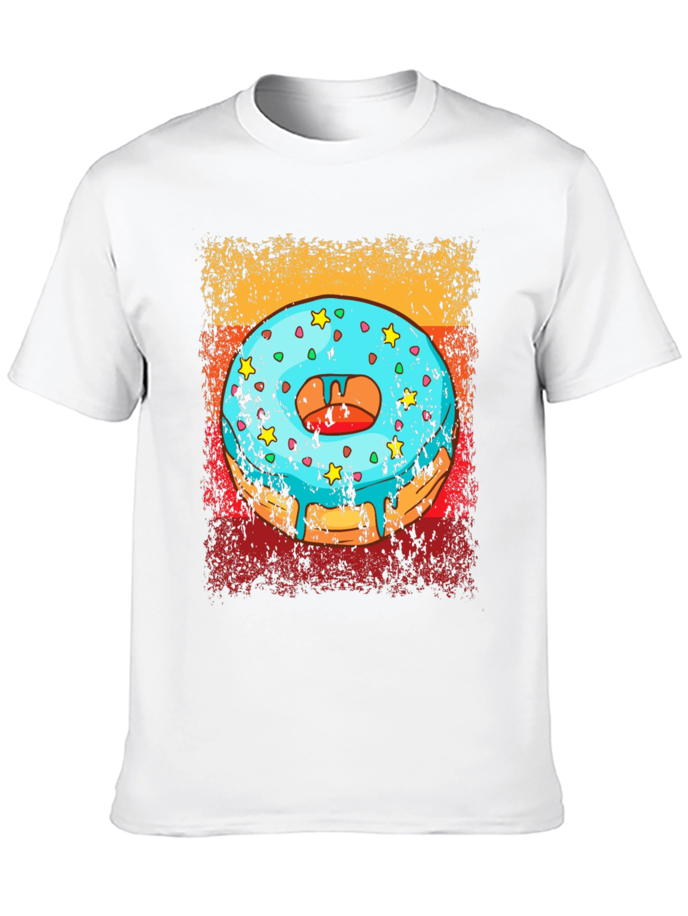 Black Donut Graphic Tee - Novelty T-Shirt view 10