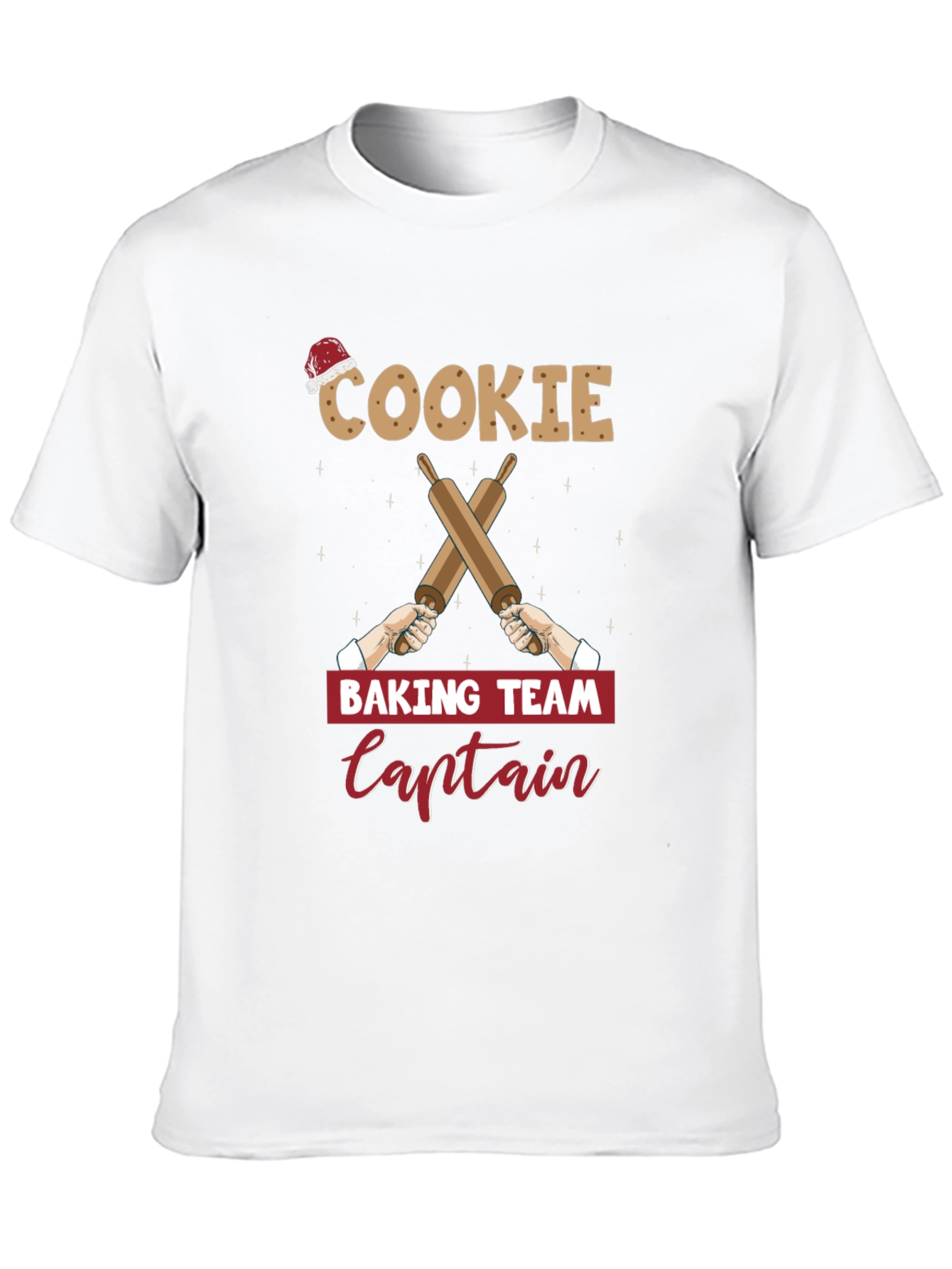 Black Cookie Baking Team Captain T-Shirt view 10