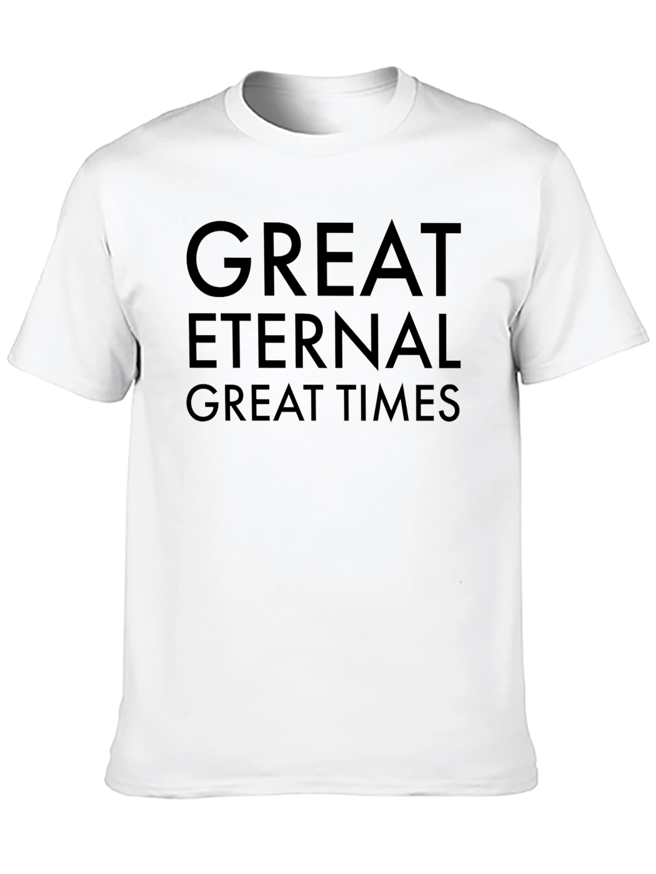 Black Great Eternal Great Times Graphic Tee view 10