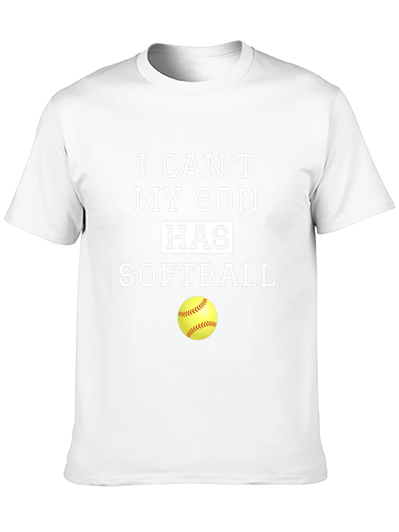 Black Funny Son's Softball T-Shirt view 10