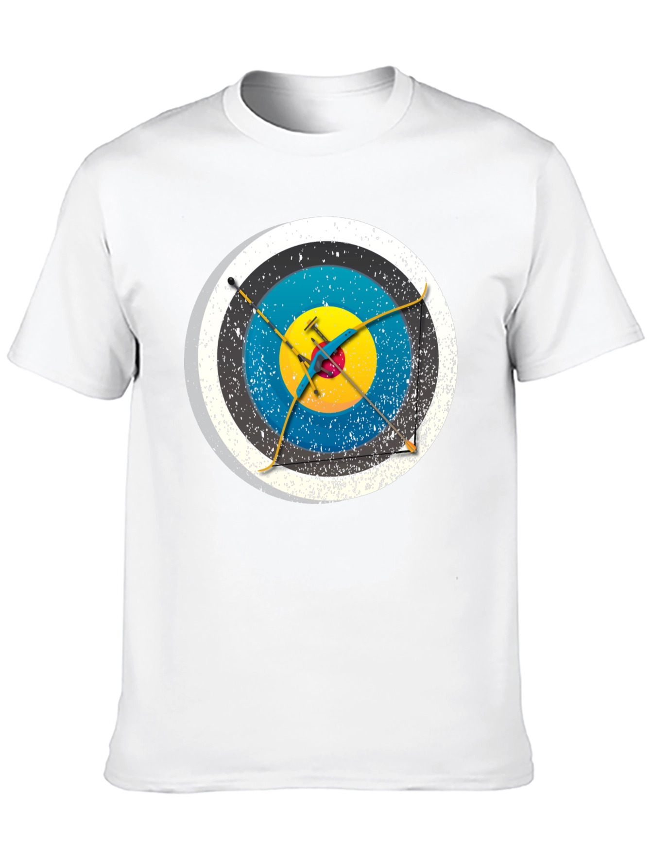 Black Archery Target Graphic T-Shirt view 10