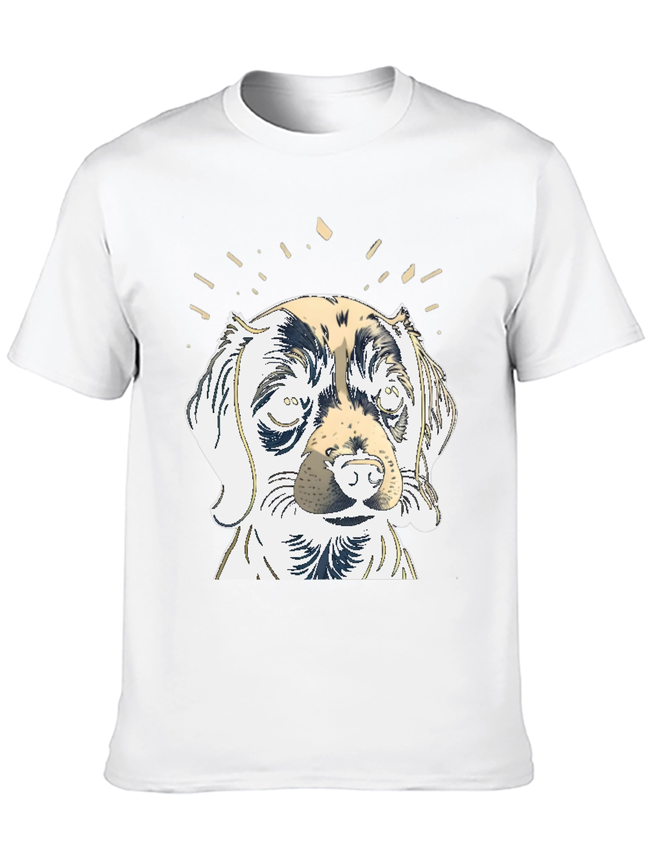 Black Dog Graphic Tee - Men's Black T-Shirt view 10