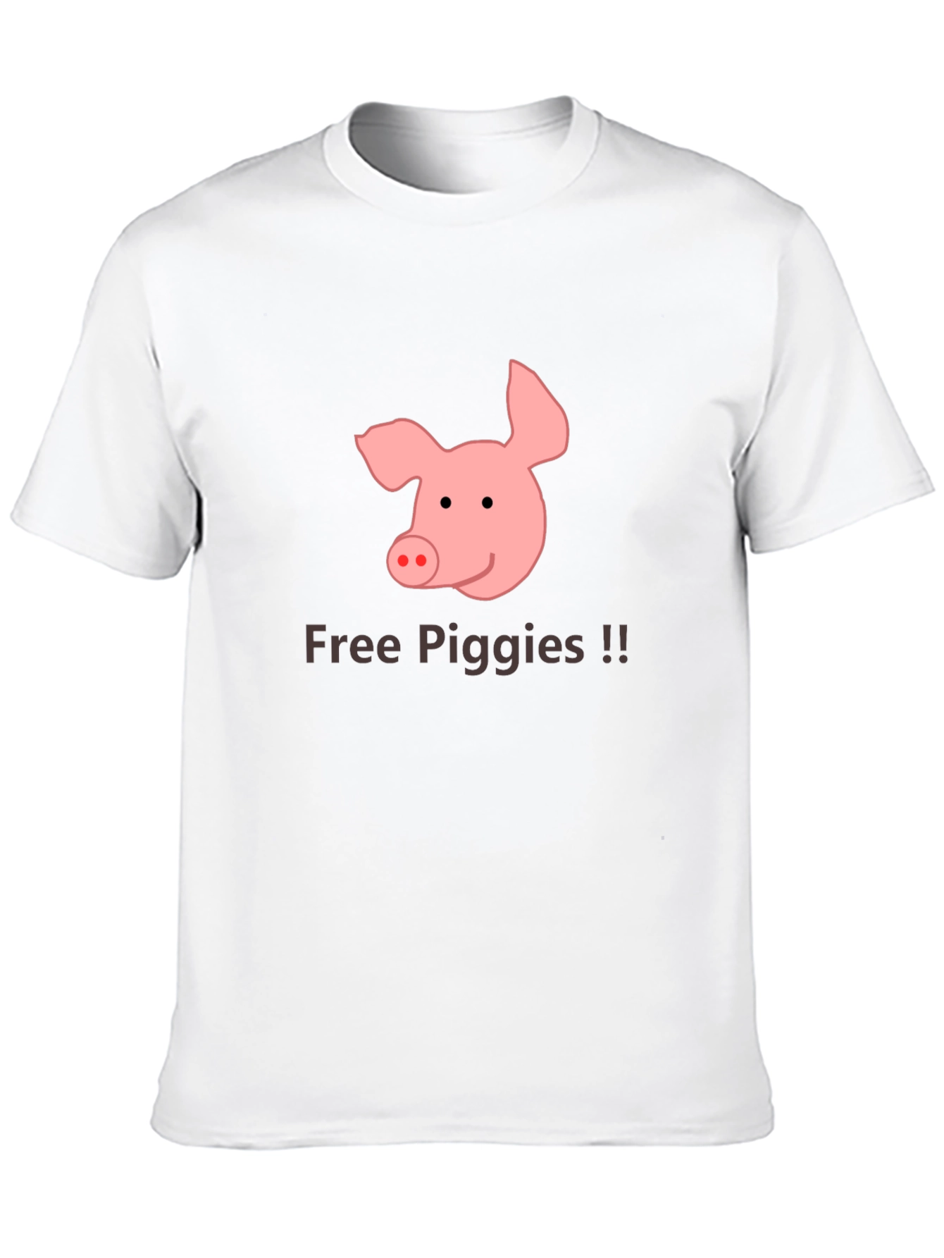 Black Free Piggies Black T-Shirt view 10