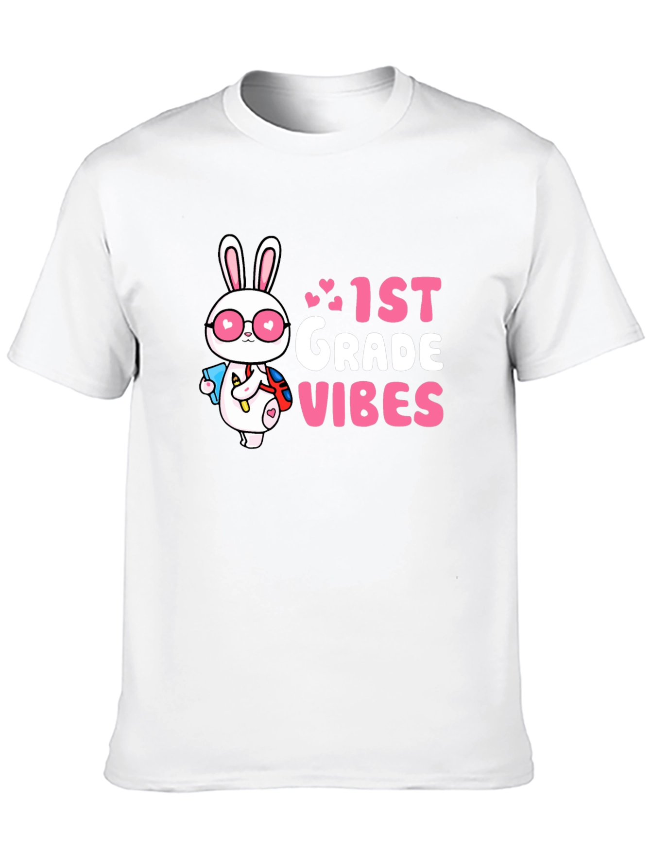 1st Grade Vibes Bunny T-Shirt - 10