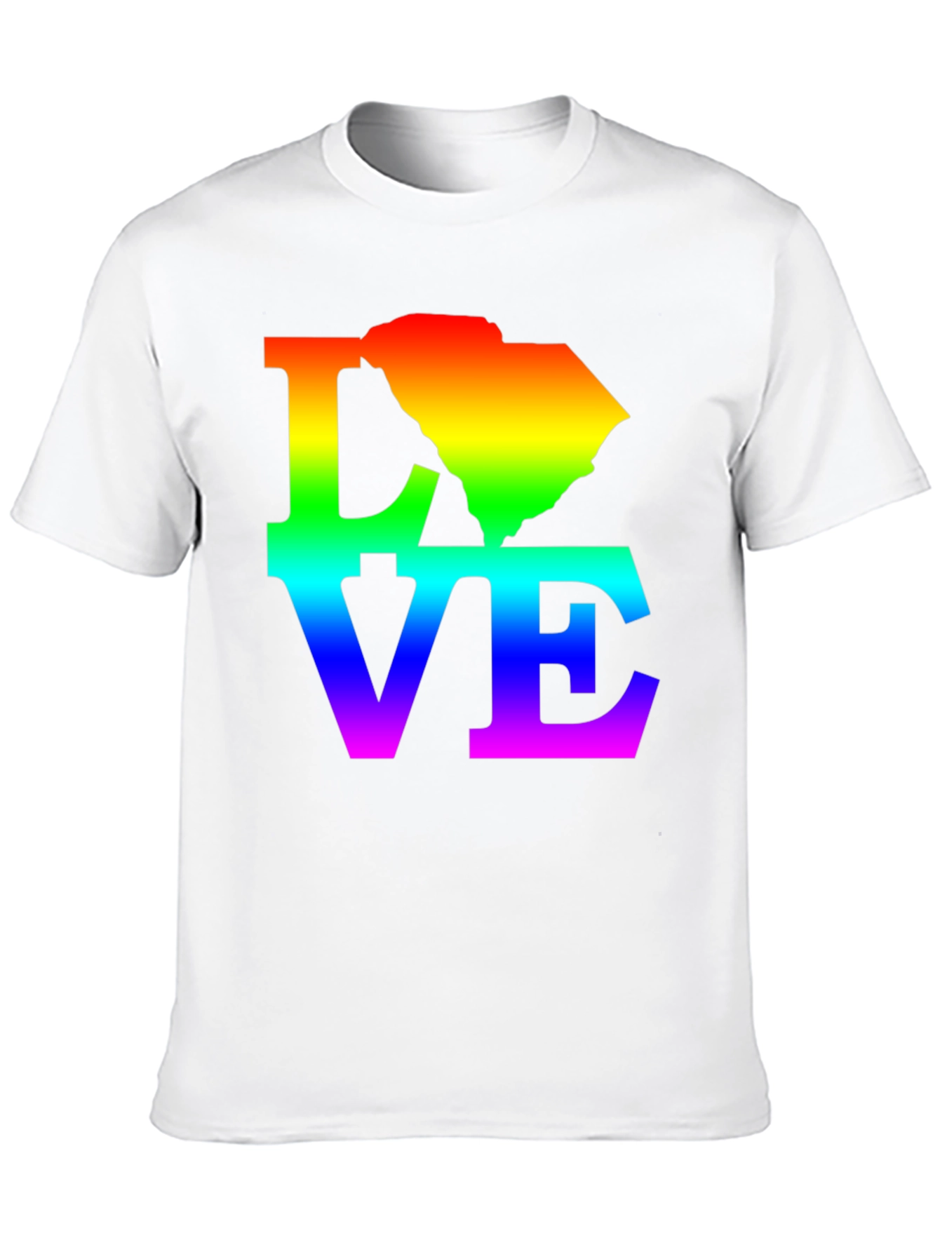 Black Rainbow South Carolina Love T-Shirt view 10