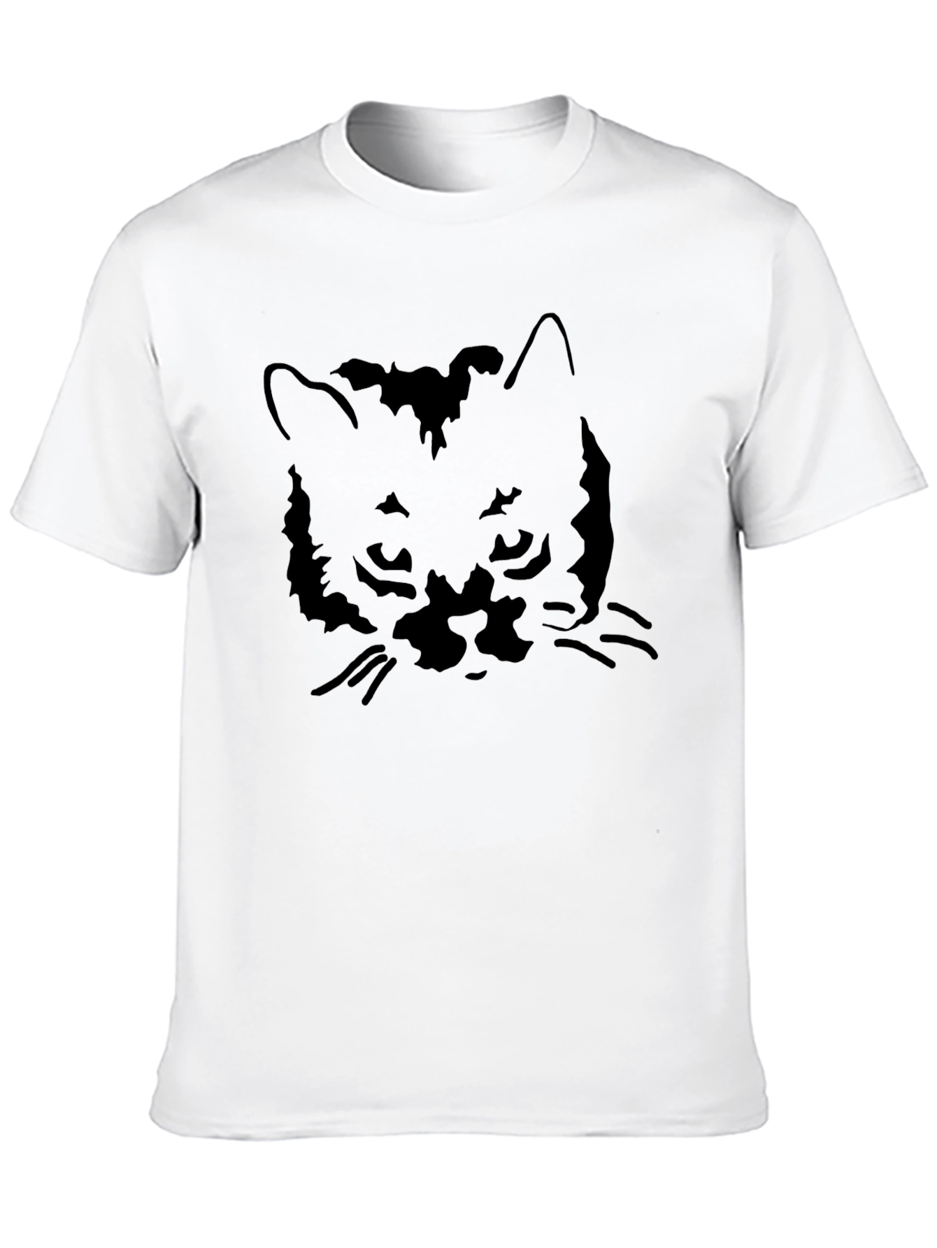 Black Black Cat Graphic Tee - Stylish Menswear view 10