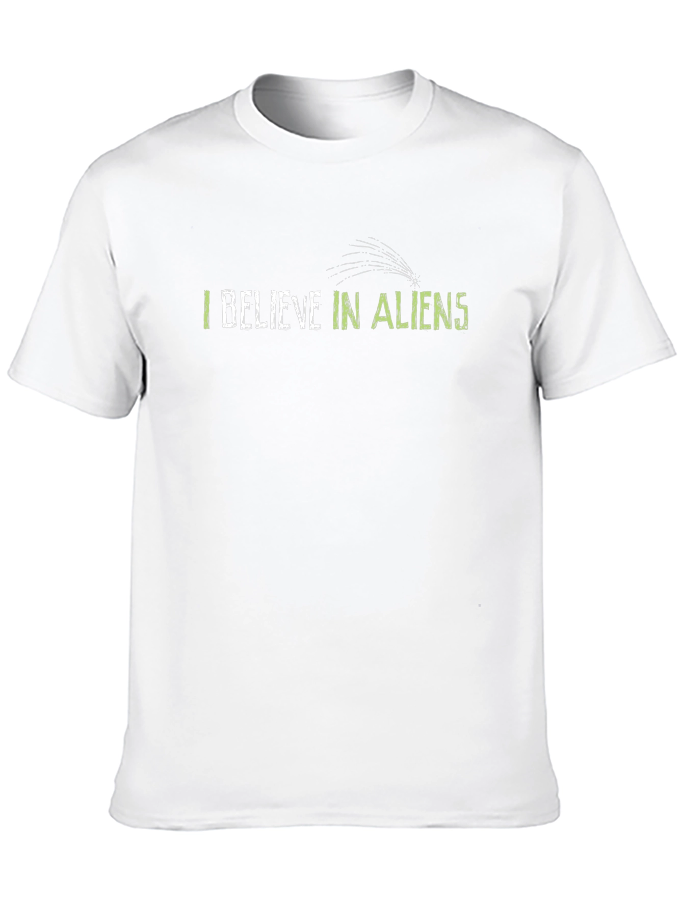 Black I Believe In Aliens Black Graphic Tee view 10