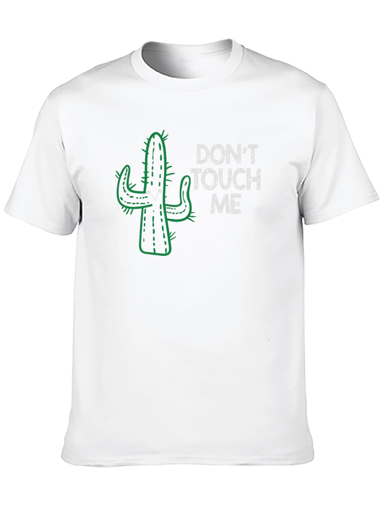 Black Don't Touch Me Cactus Graphic T-Shirt view 10