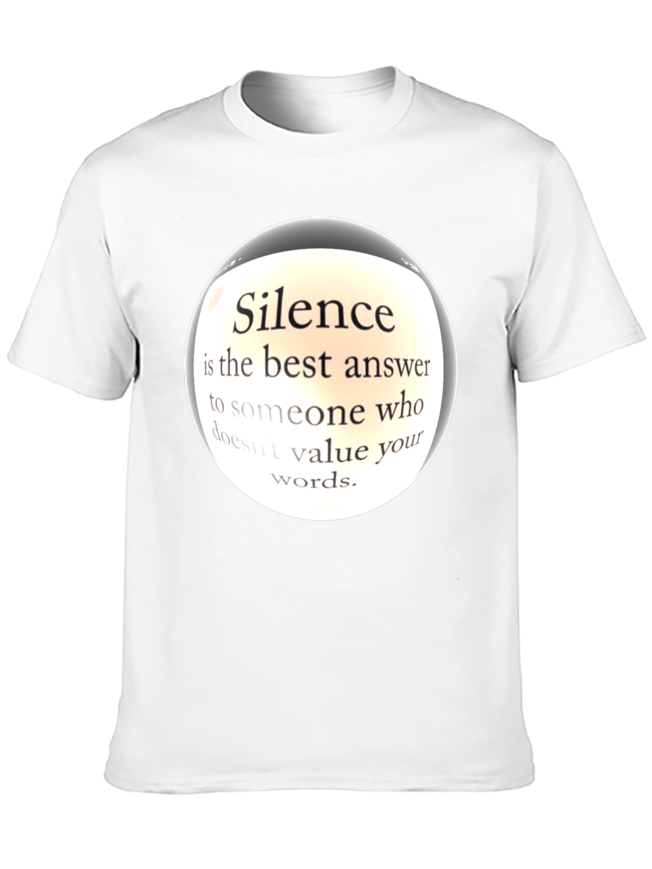 Silence is the Best Answer T-Shirt - 10