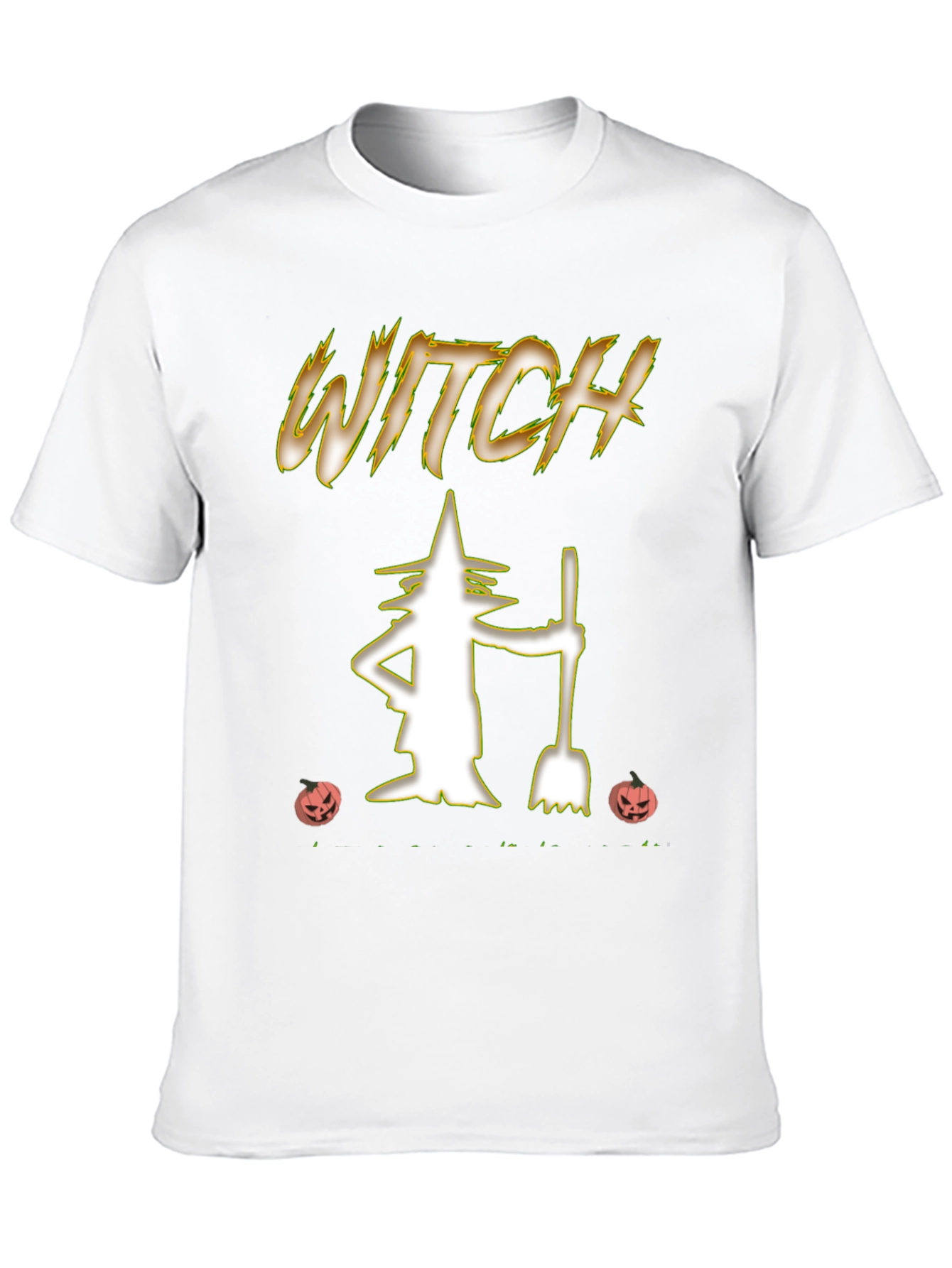 Black Witch Halloween T-Shirt view 10