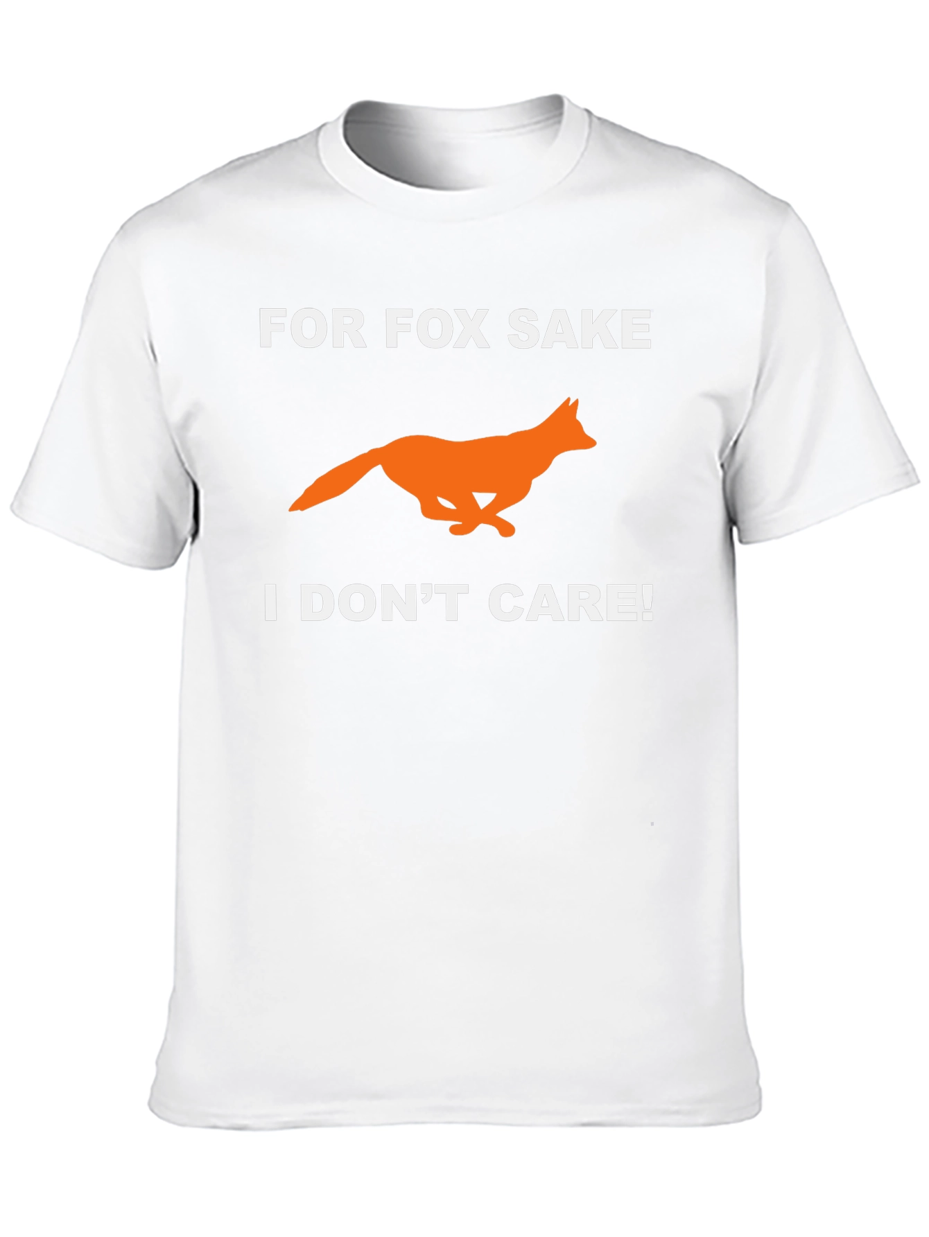 Black For Fox Sake T-Shirt - Funny Novelty Tee view 10