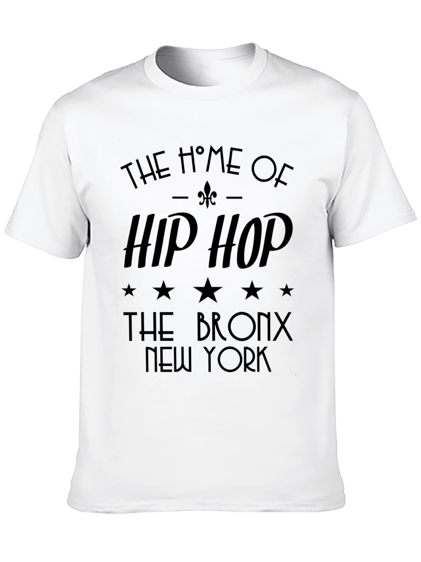Black Hip Hop T-Shirt: Home of Hip Hop - The Bronx New York view 10