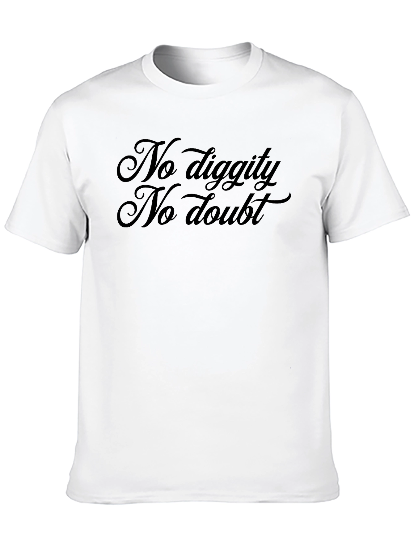 Black No Diggity No Doubt Black T-Shirt view 10