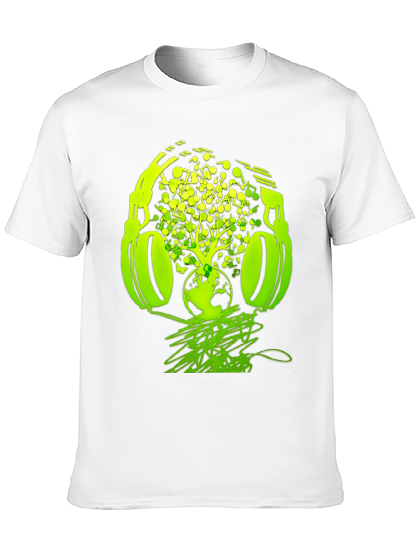 Black Earth Beats T-Shirt: Music Headphones Graphic Tee view 10