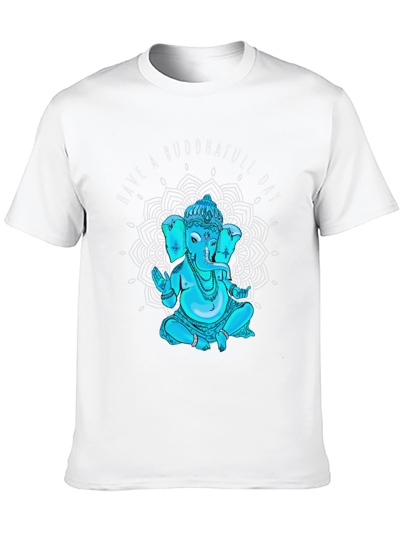 Black Buddhafull Day Graphic T-Shirt view 10