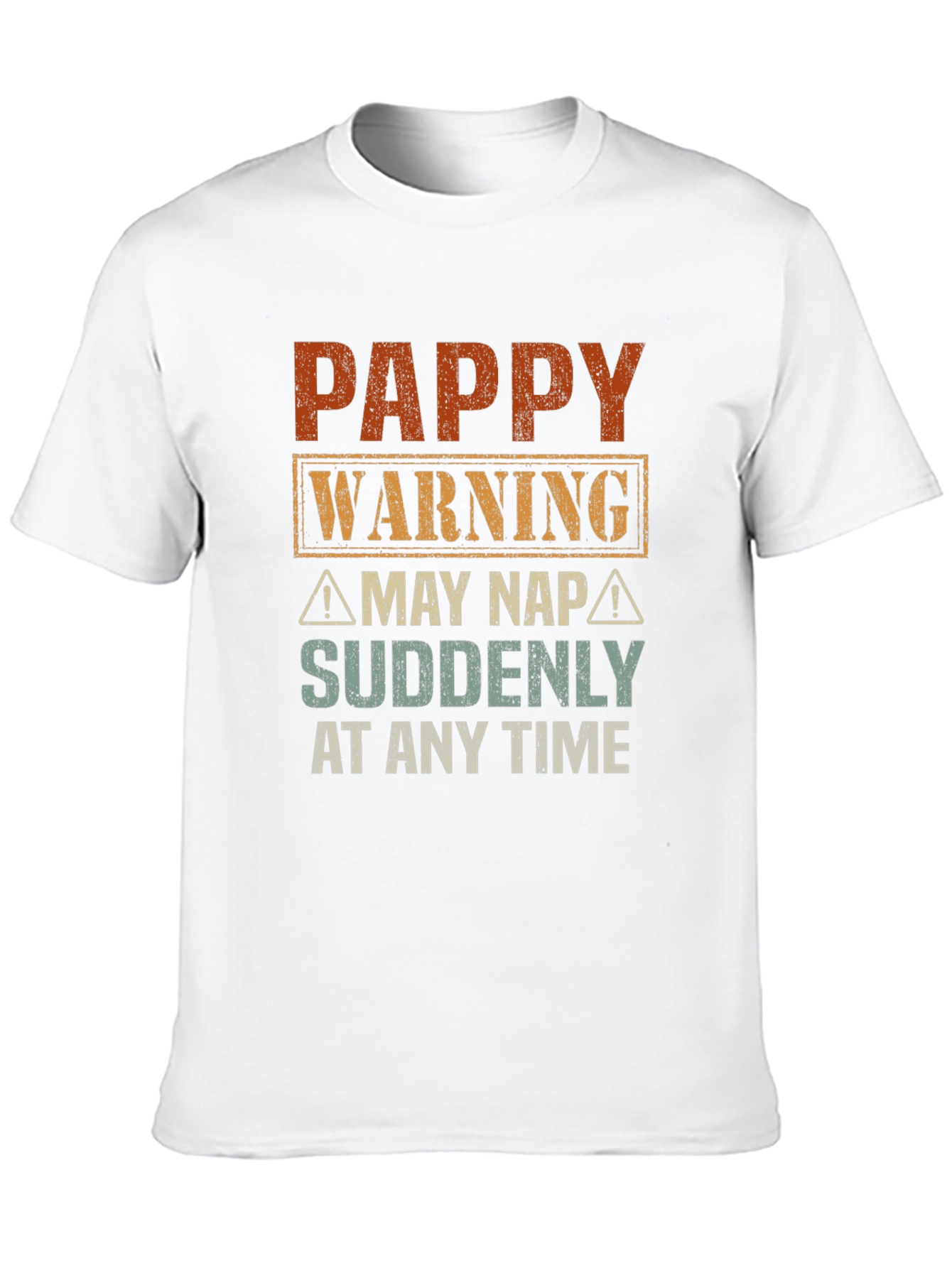 Black Pappy Warning Funny Graphic T-Shirt view 10