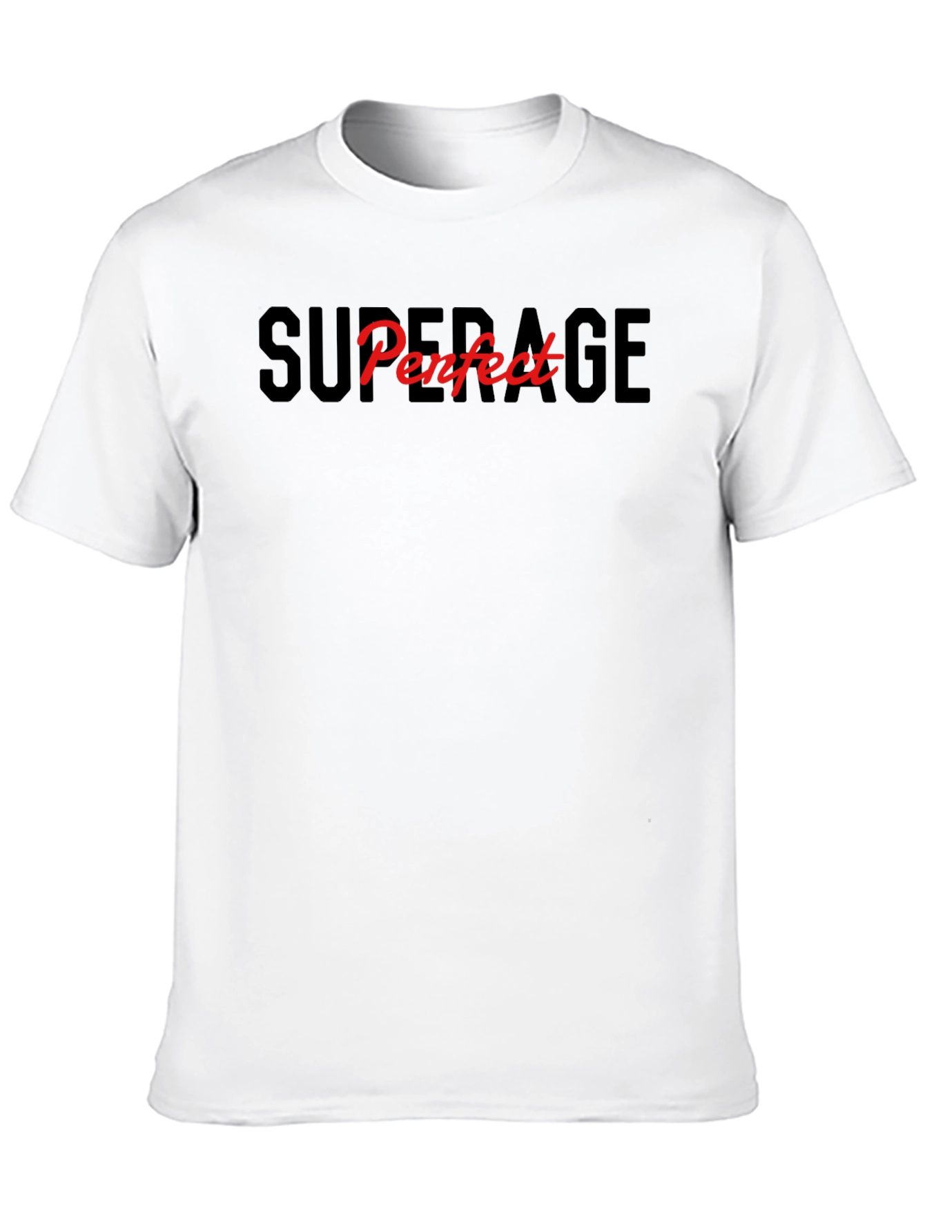 Black Superage "Perfect" Graphic T-Shirt - Black view 10