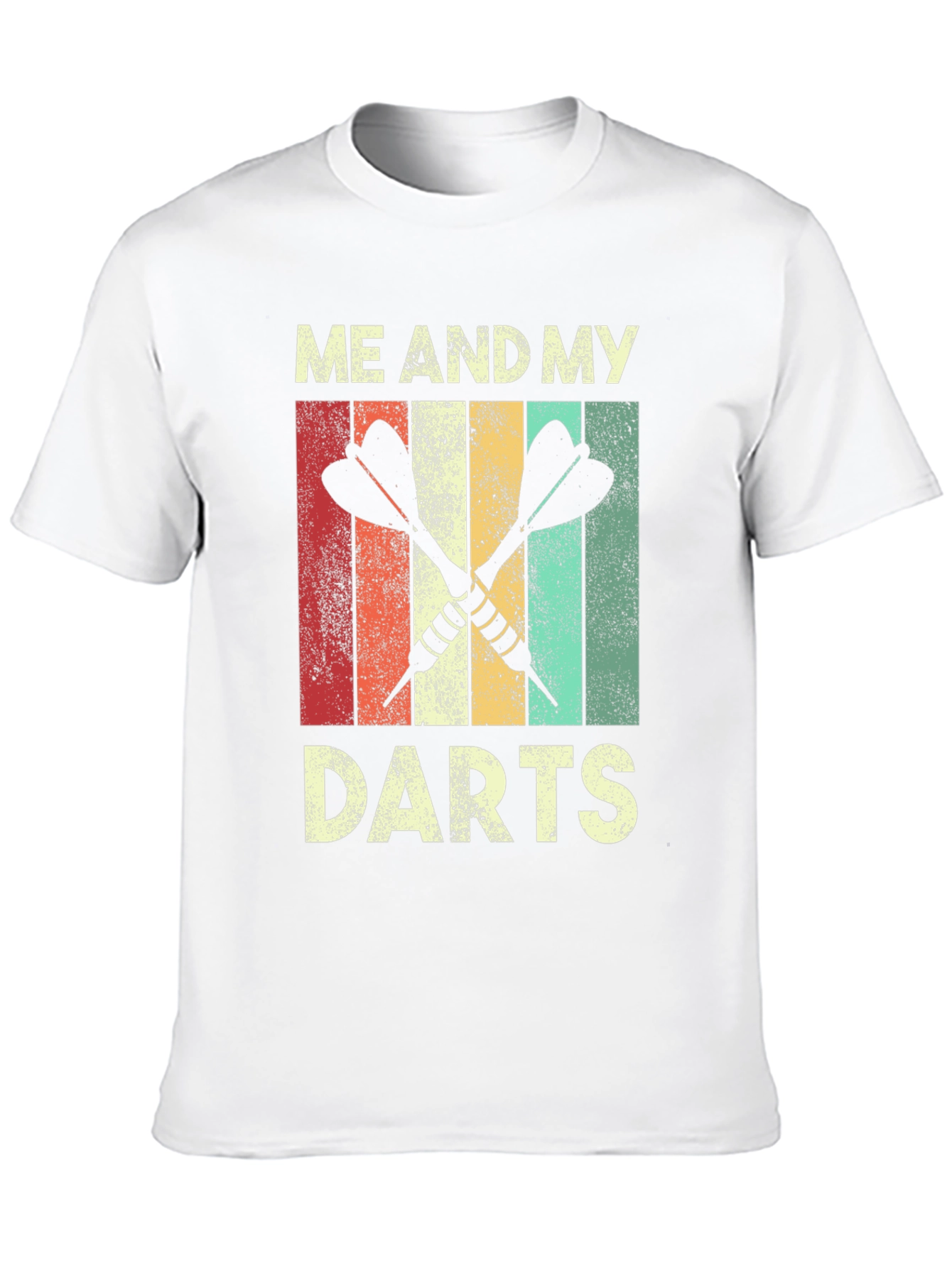 Black Retro "Me And My Darts" Graphic Tee view 10