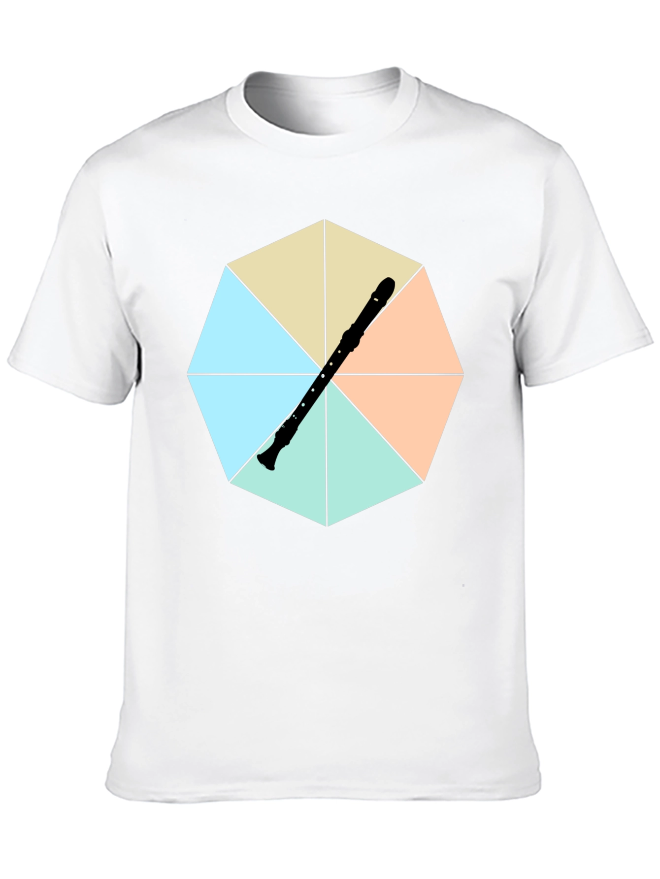 Black Recorders Hexagon T-Shirt view 10